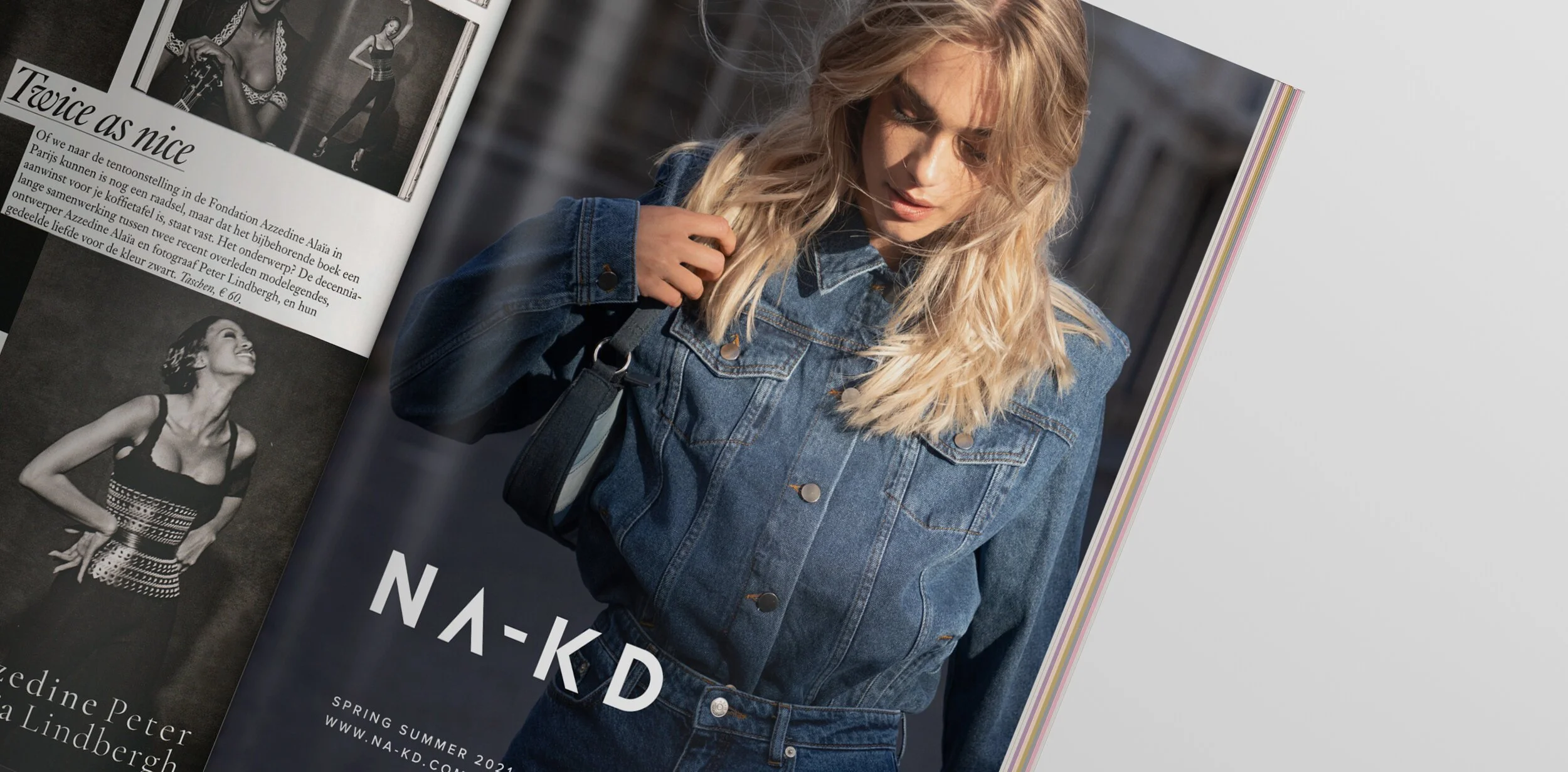  ad for Vogue and Harper Bazaar 