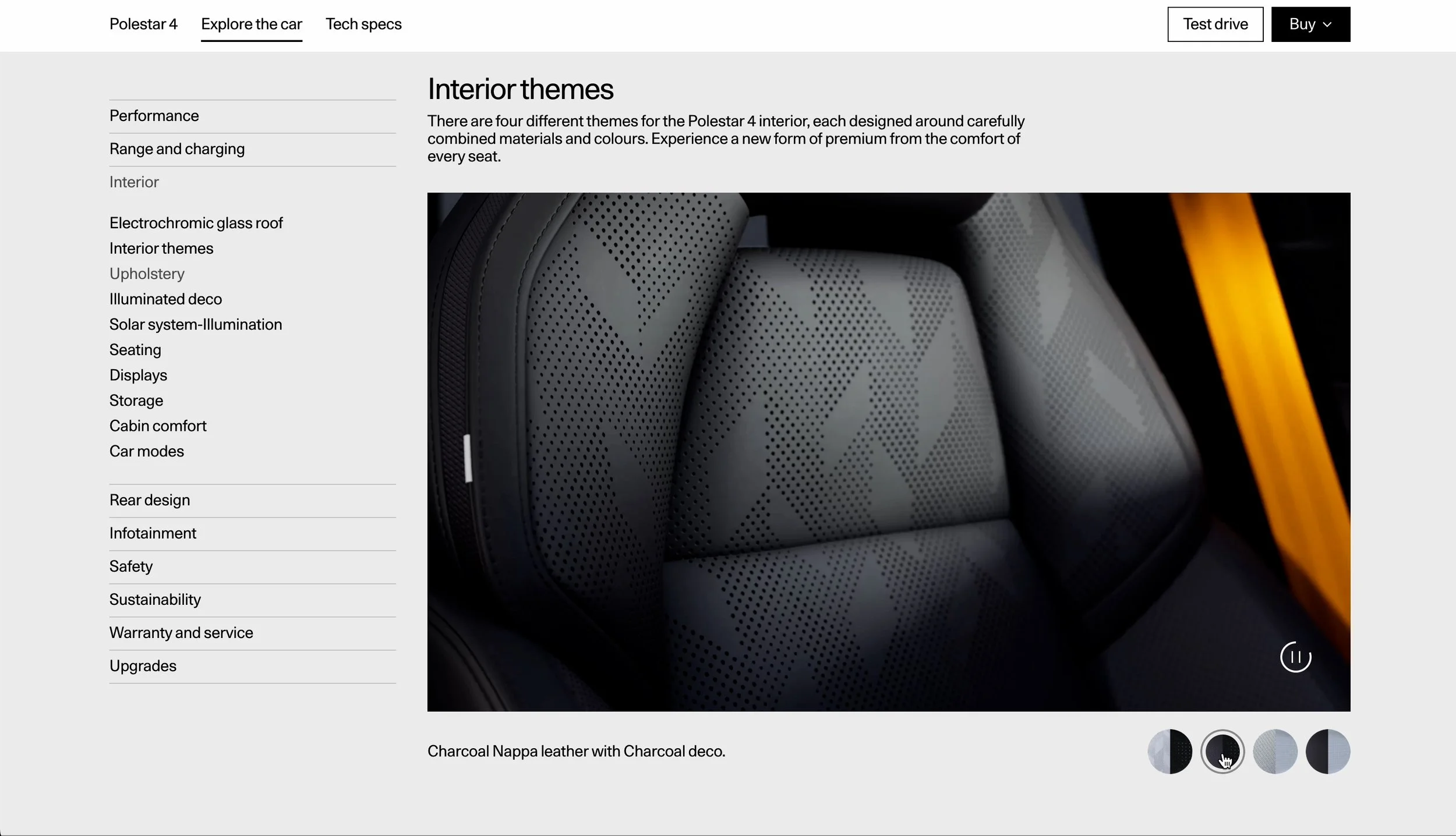  Polestar 4 features and tech specs pages   
