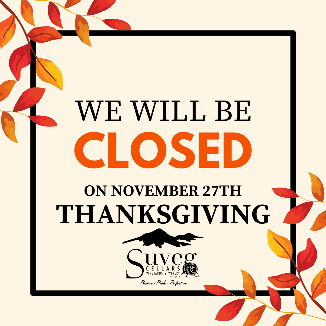Closed for Thanksgiving!