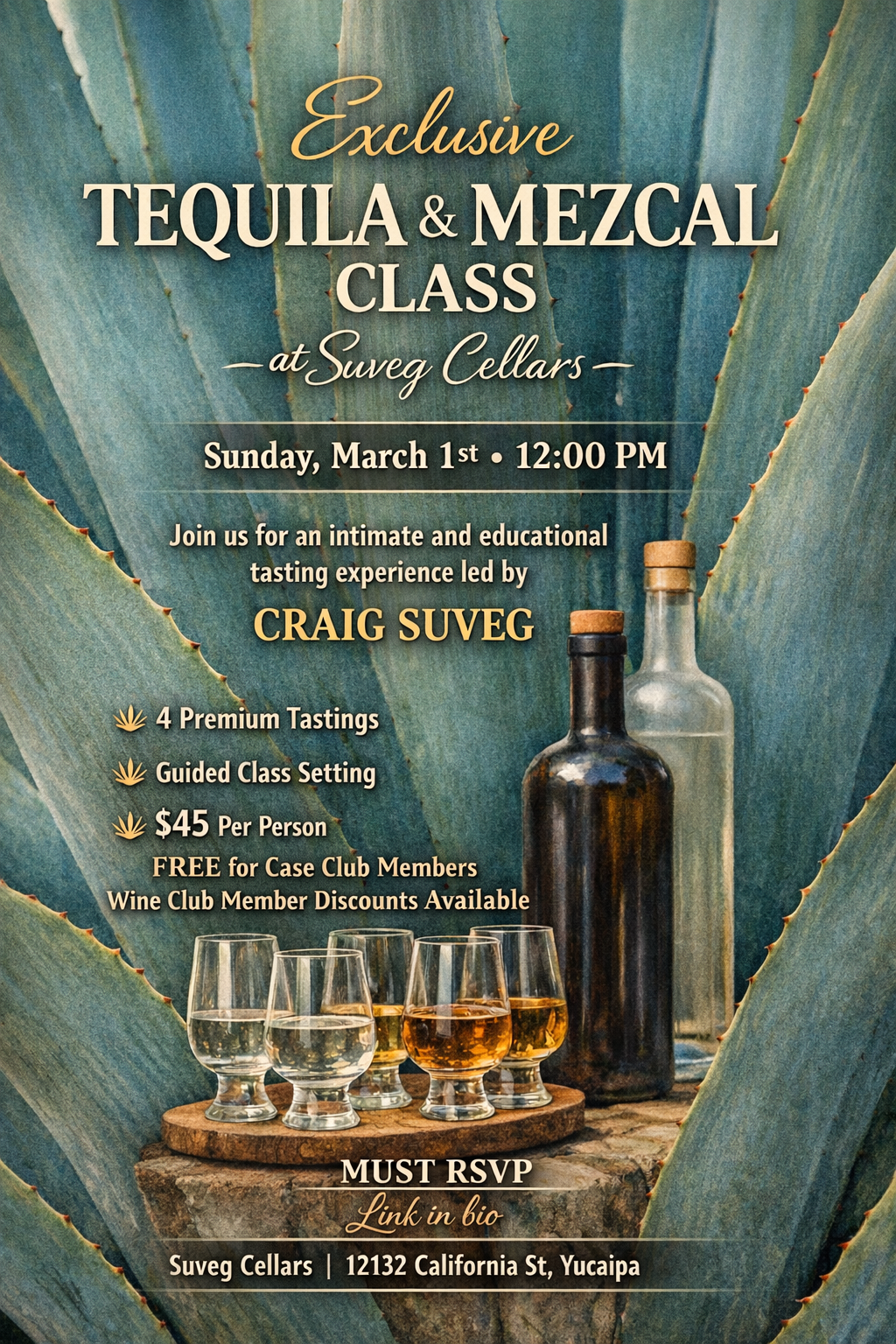 Tequila &amp; Mezcal Class