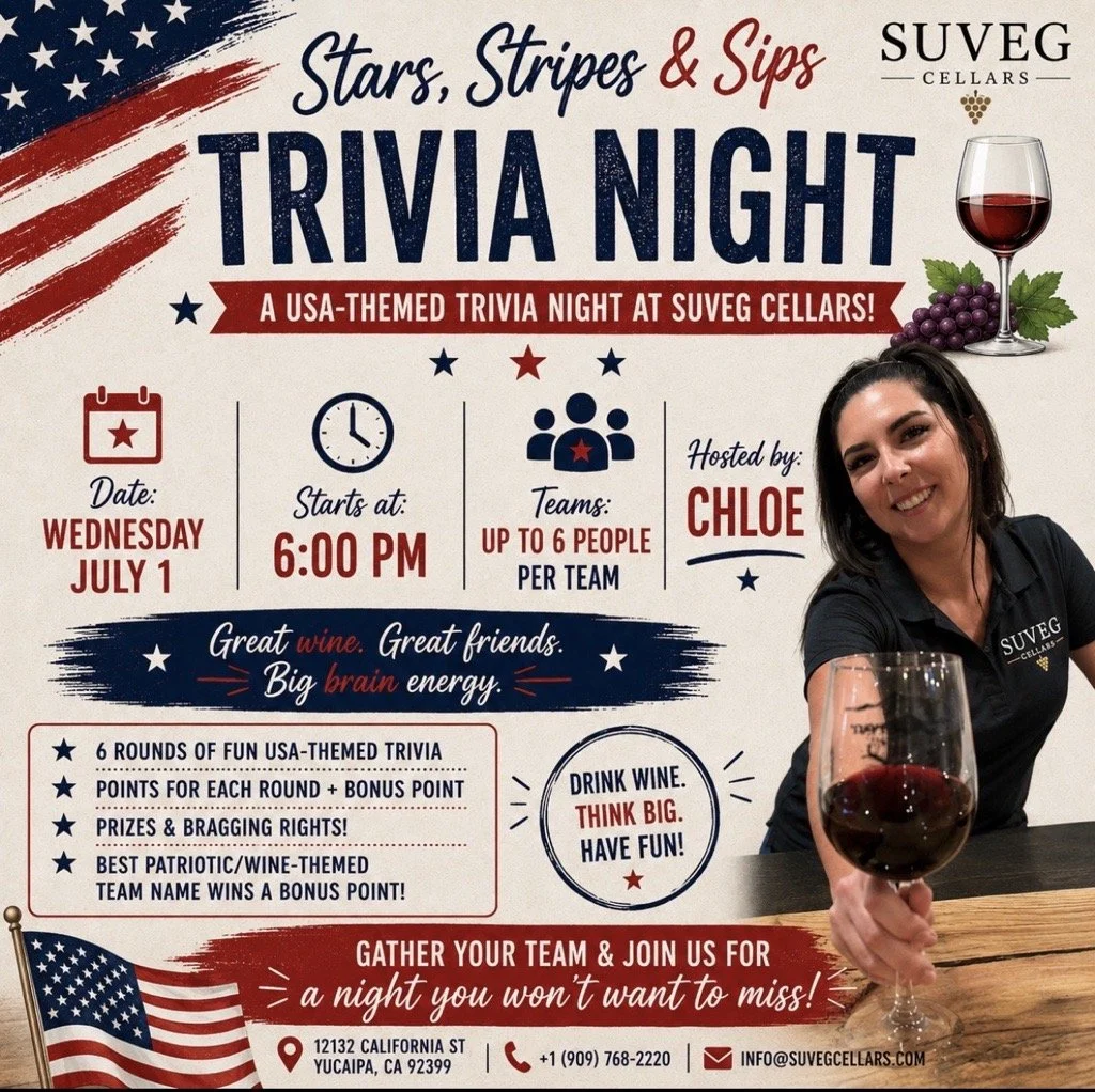 Stars, Stripes &amp; Sips Trivia Night Hosted by Chloe