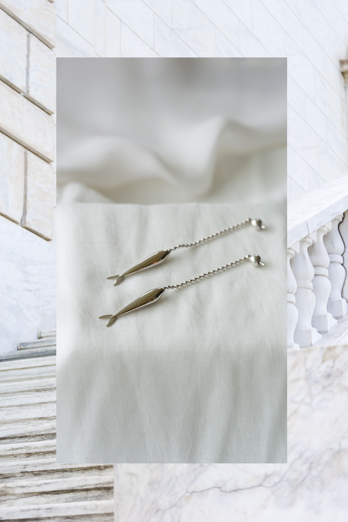 Copy of Orchesa Mermaid Linear Earrings