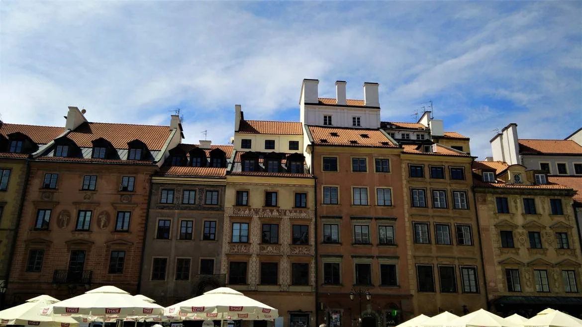 Old Town Market Square's picturesque buildings