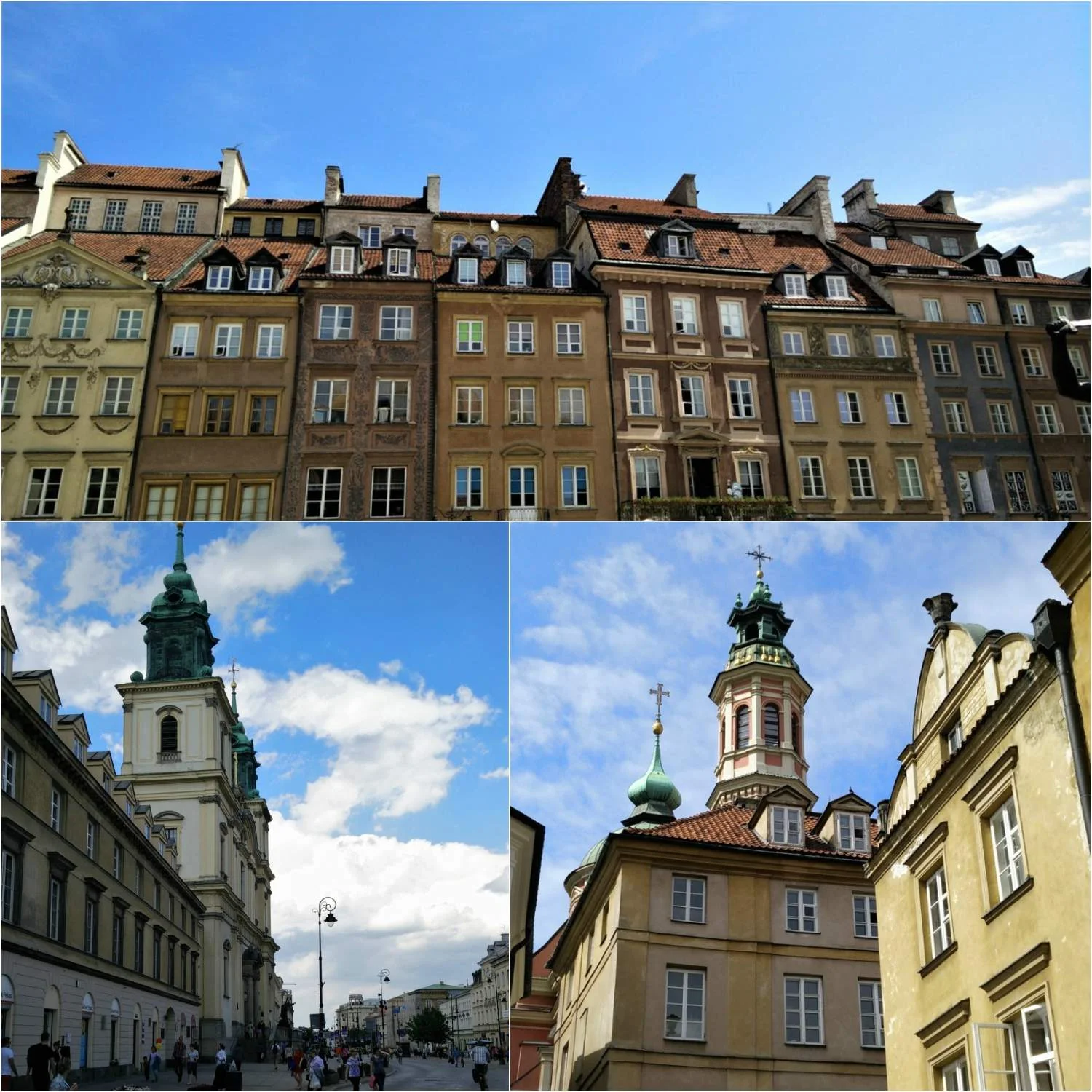 Old Town Market Square's picturesque buildings