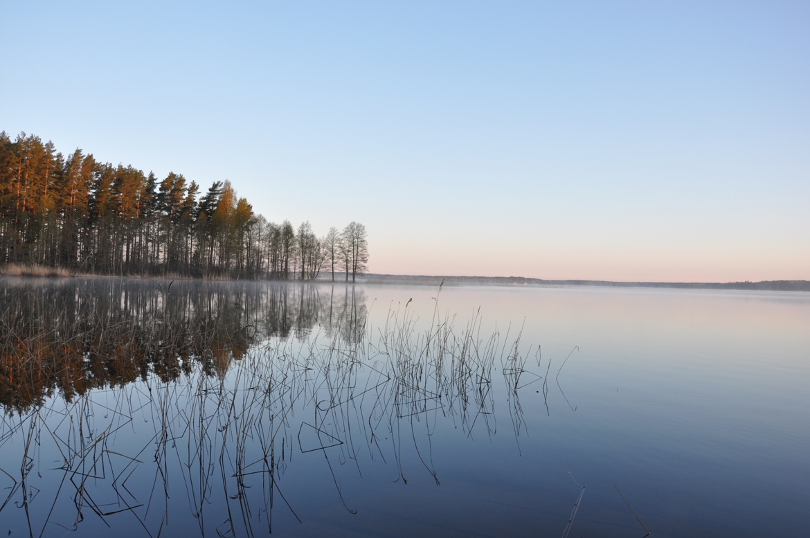 Landscape in Latvian countryside