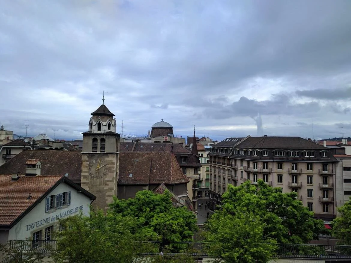 View from Geneva's cathedral