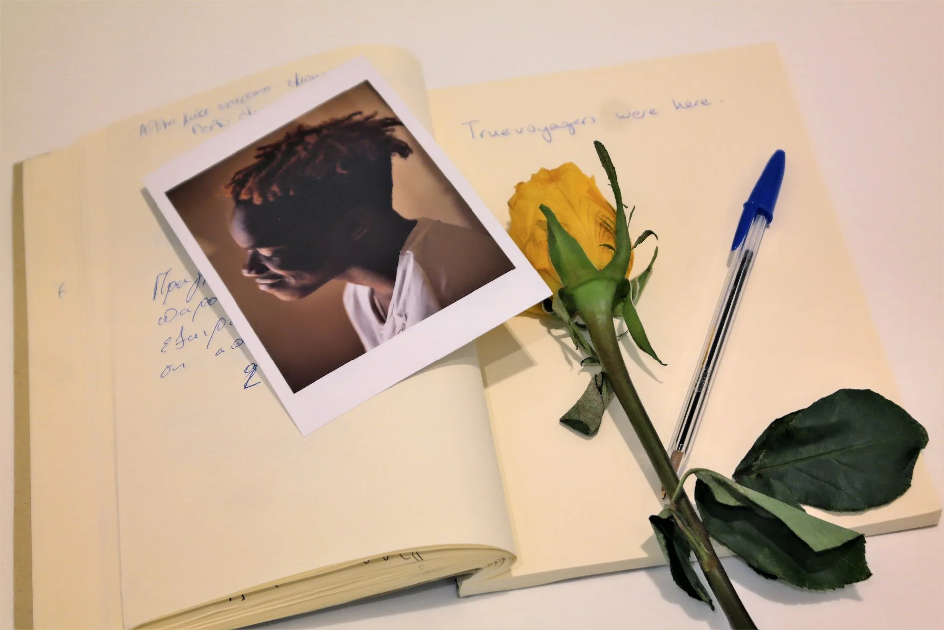 John (student; in the postcard above) asks: “Does true love exist?" 