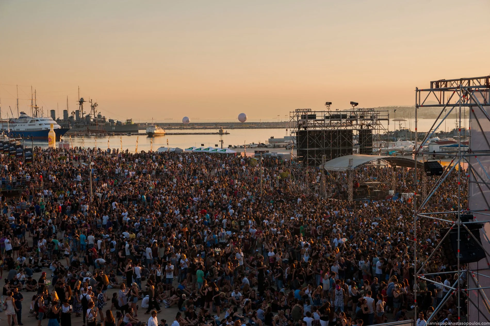 At Ejekt Festival, one of the most famous music festivals in Greece. Source: Yannis Papanastasopoulos