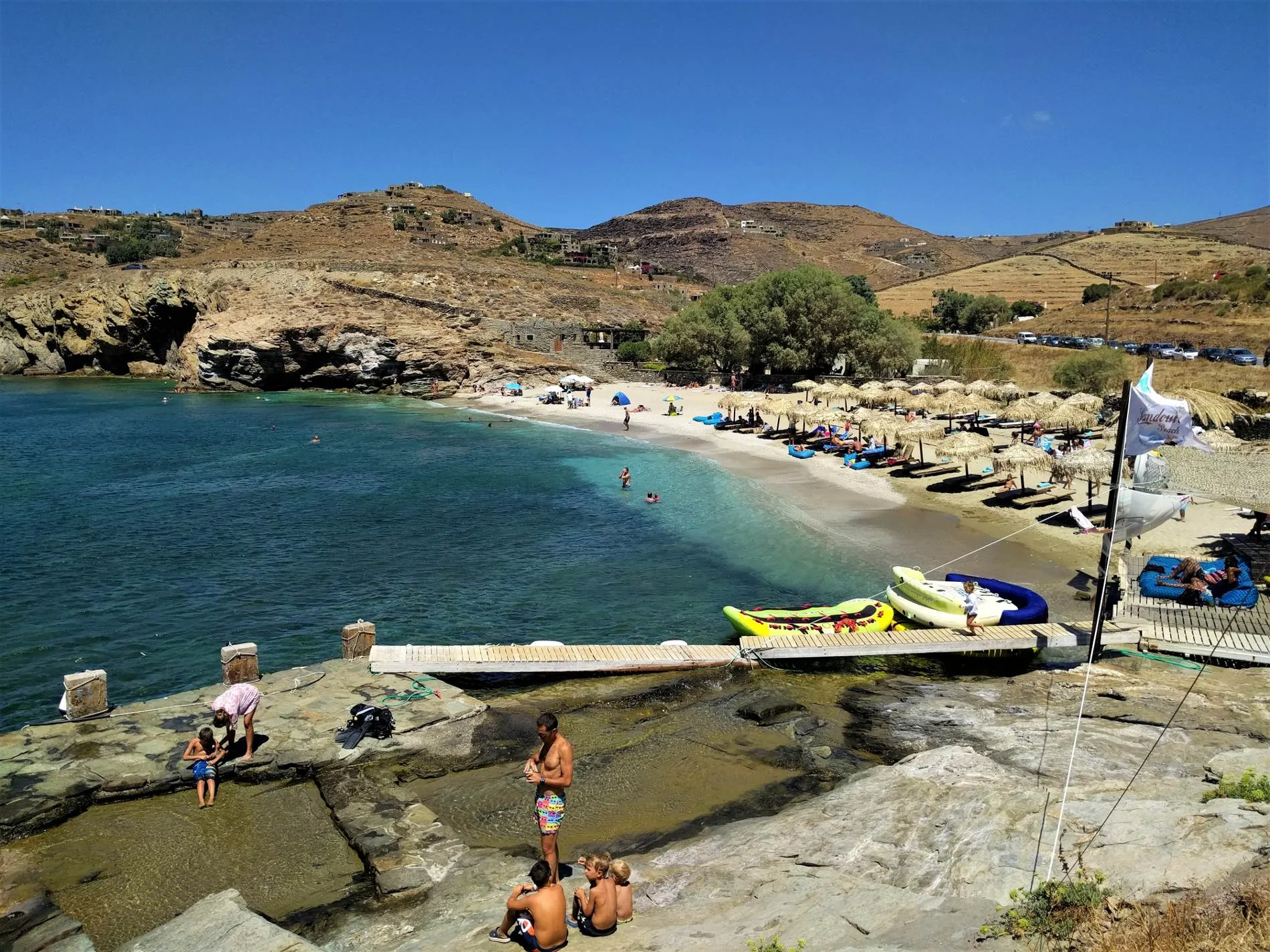 Koundouros beach in Kea/Tzia. Source: Truevoyagers