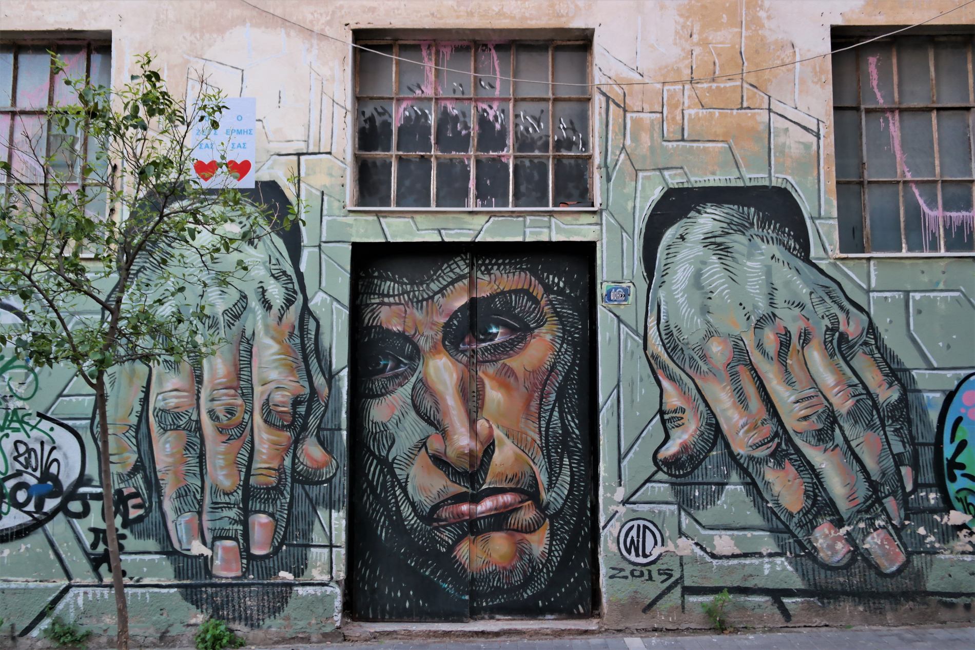 'Hope dies last' by WD, 2015.