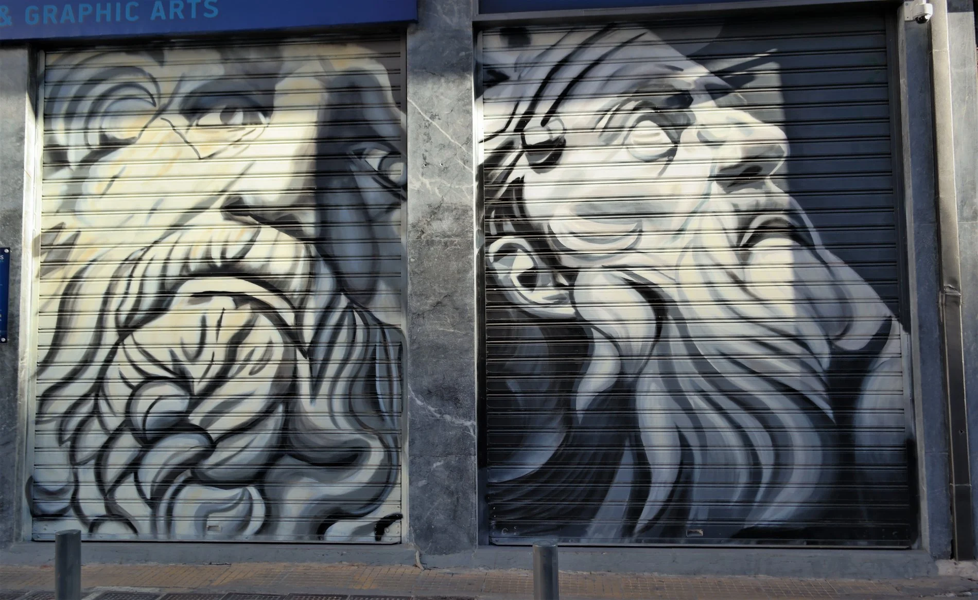 The Greek Gods graffitis are a great example of how history influences modern art in the streets of Athens.