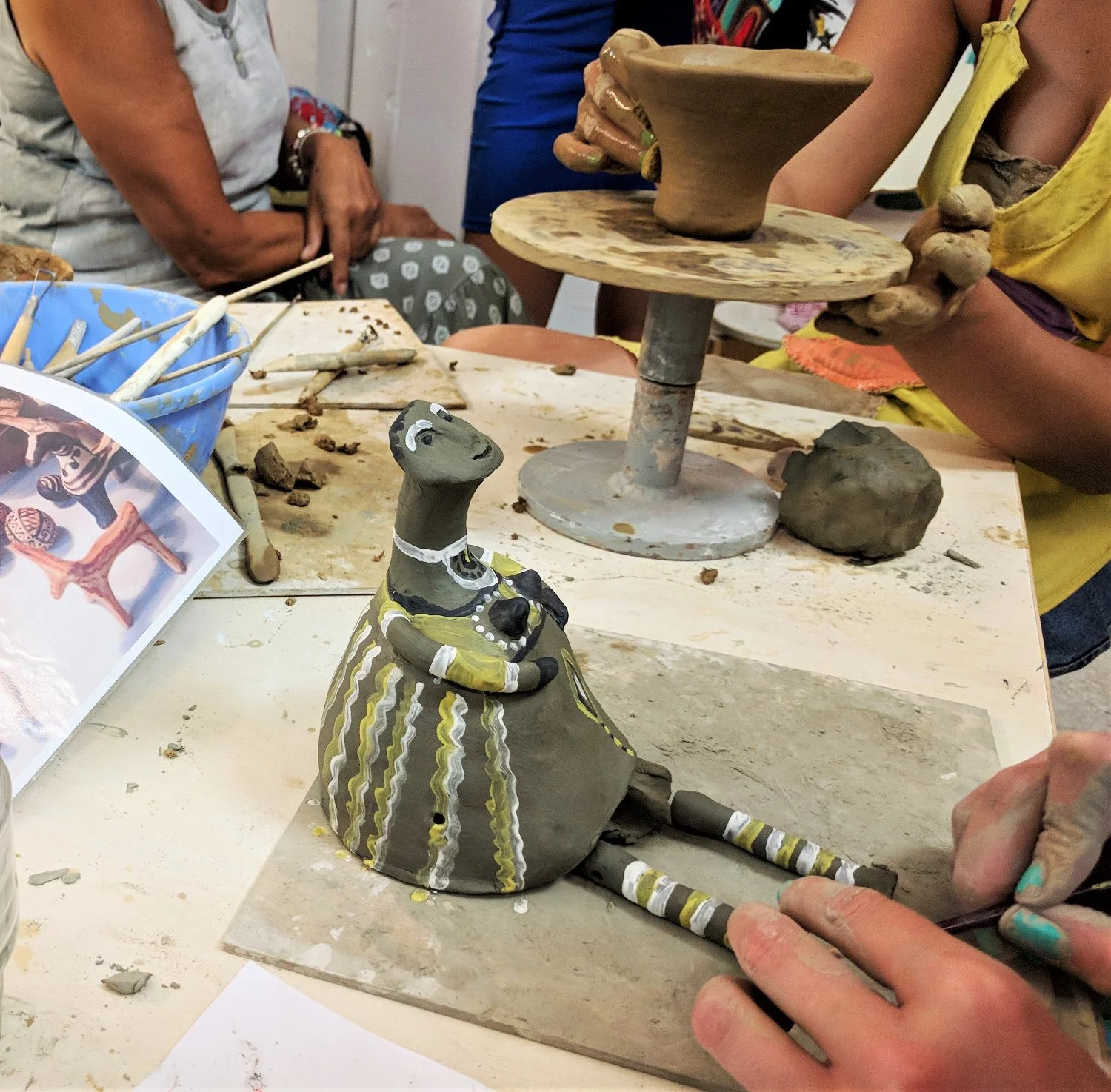Creating an ancient Greek doll