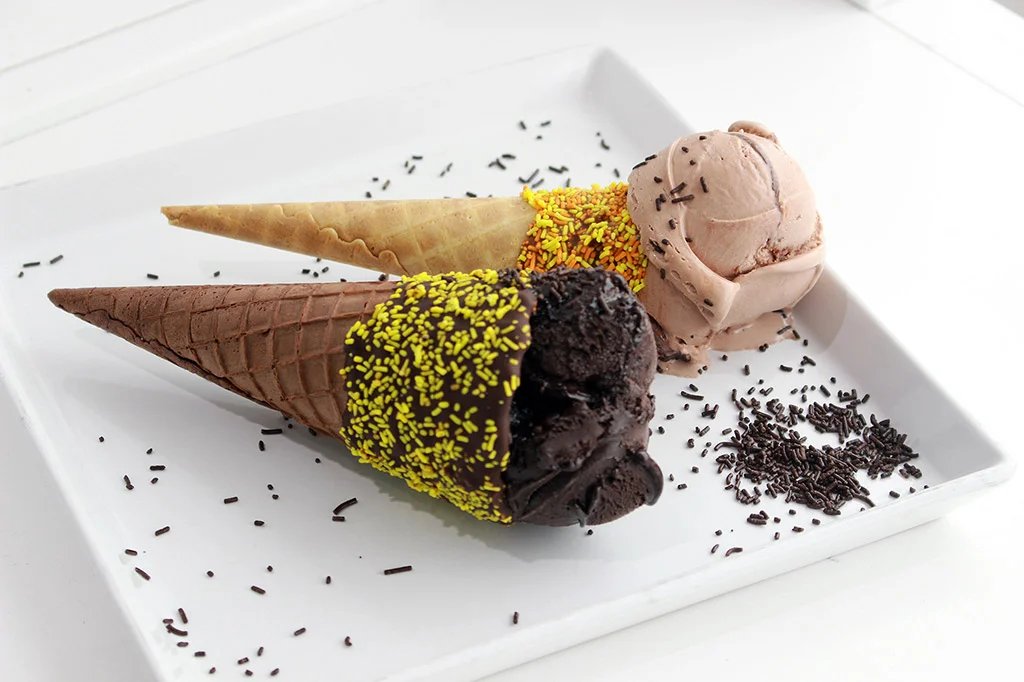 Dark chocolate and nutella flavors.