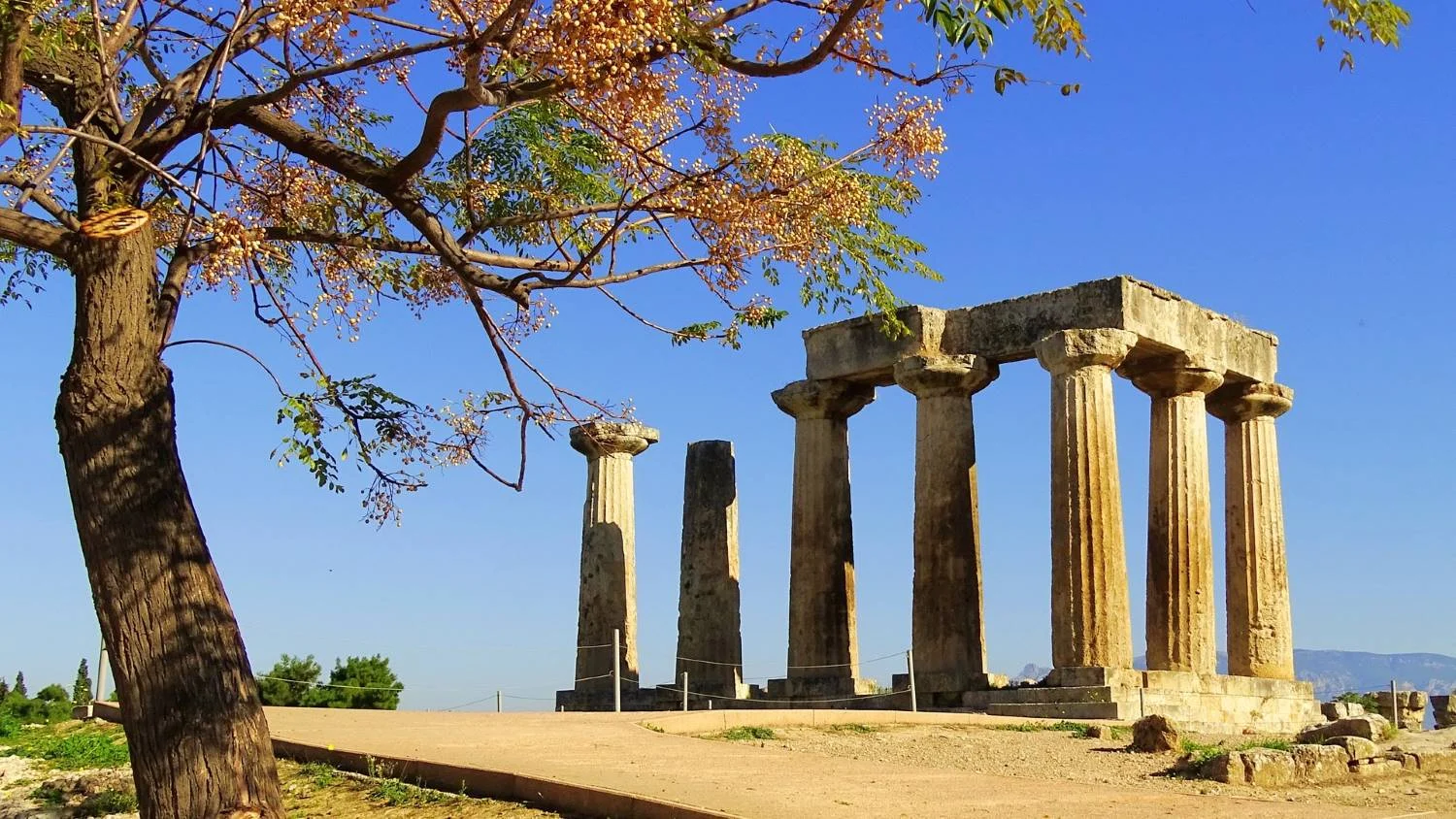 Temple in Ancient Corinth