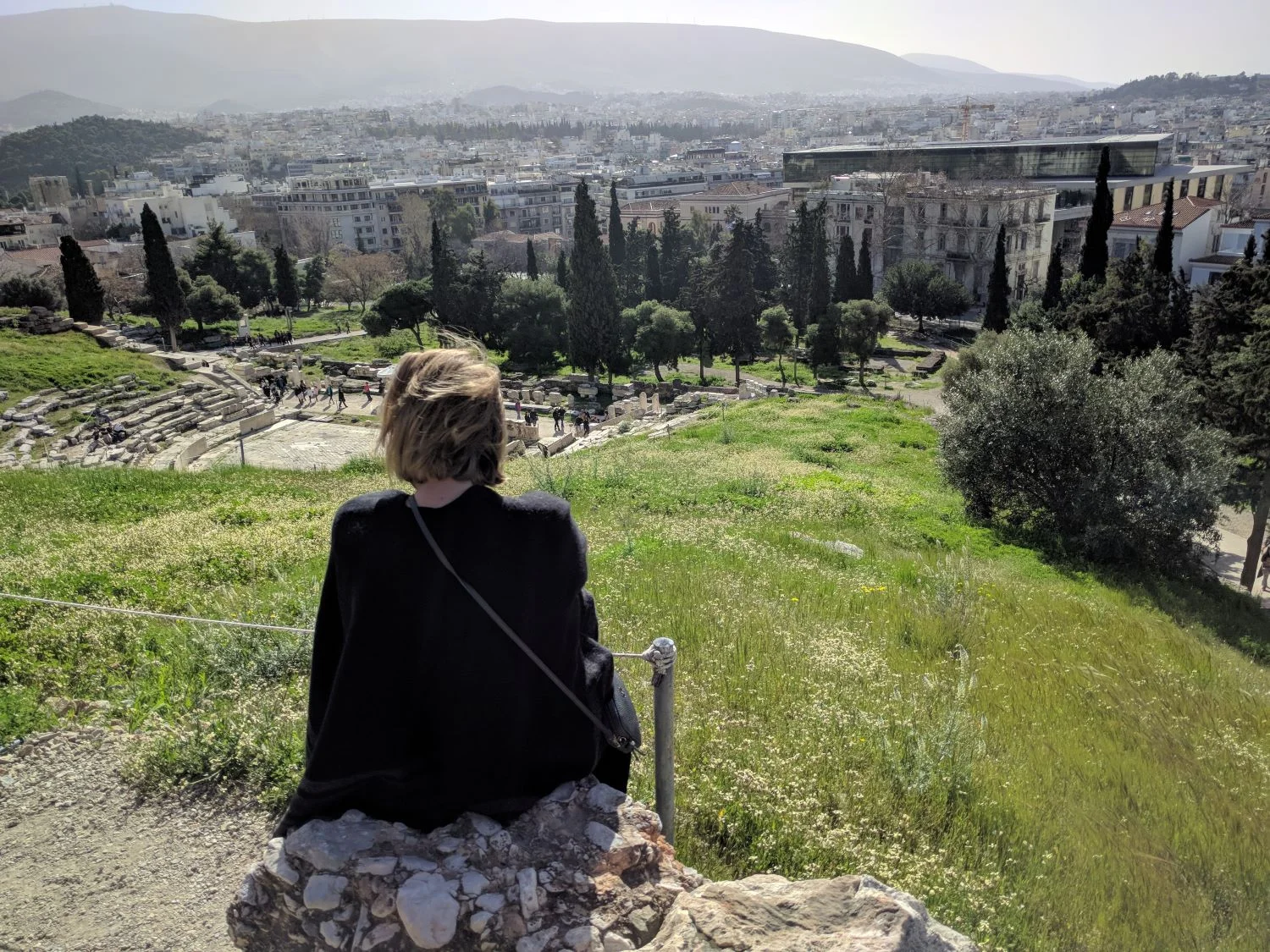 The view of Athens from the Acropolis