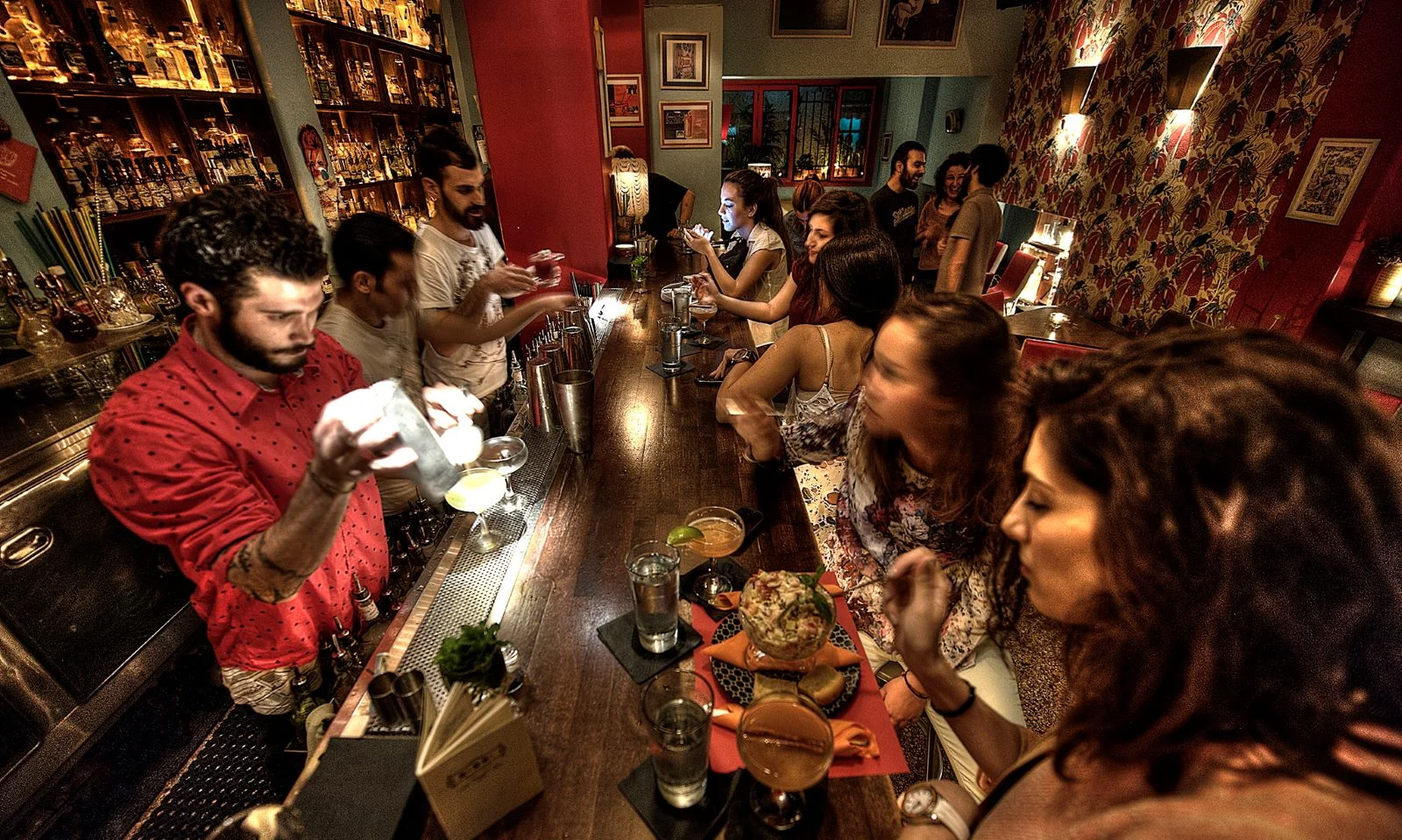 If you are looking for innovative cocktails in downtown Athens, look no further than Baba au rum . Photo source: Lifo