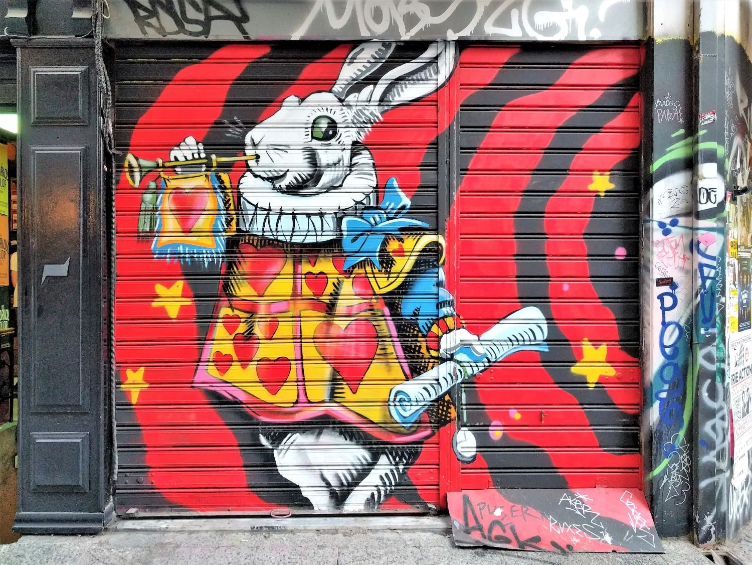 Hare graffiti