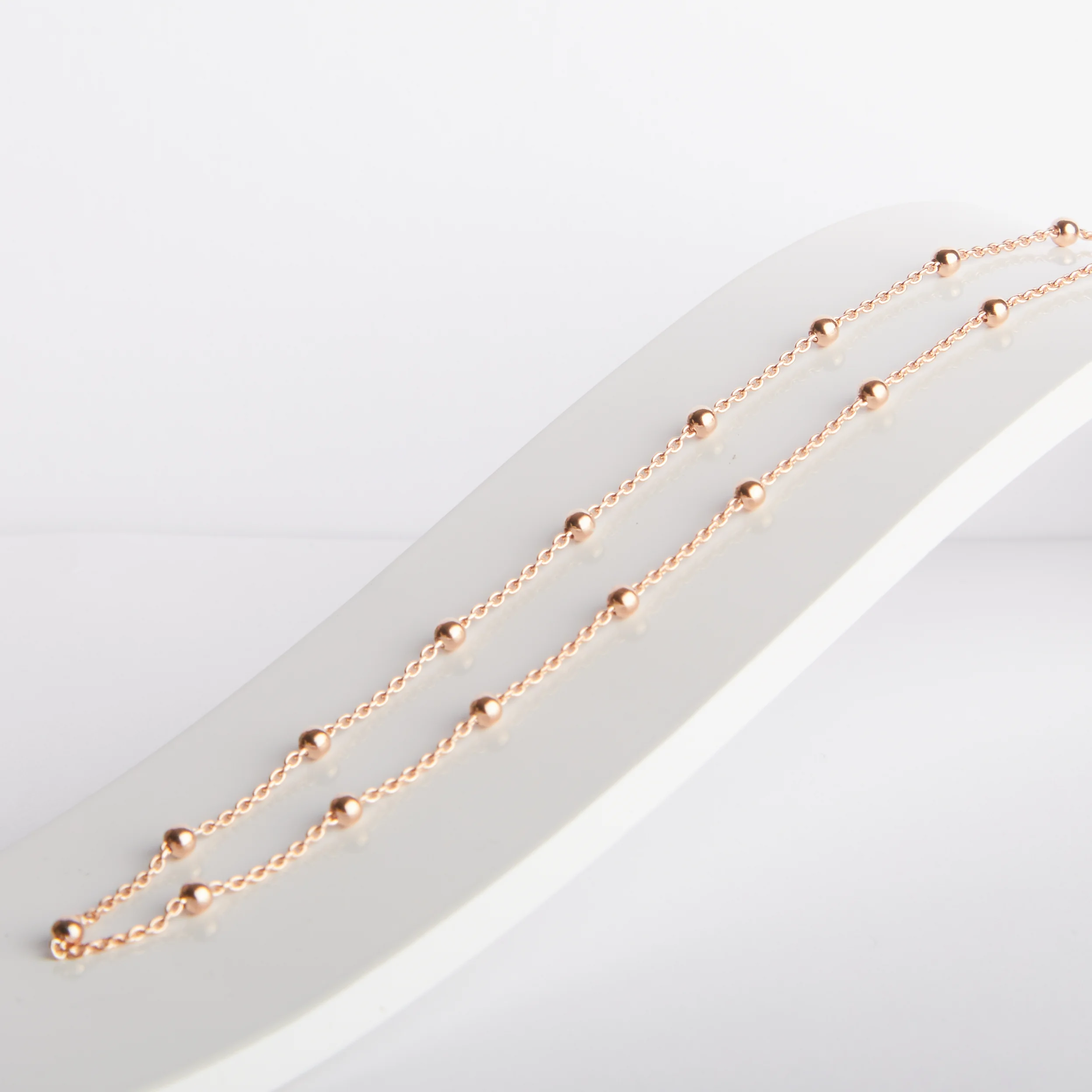 Ball Choker Rose Gold