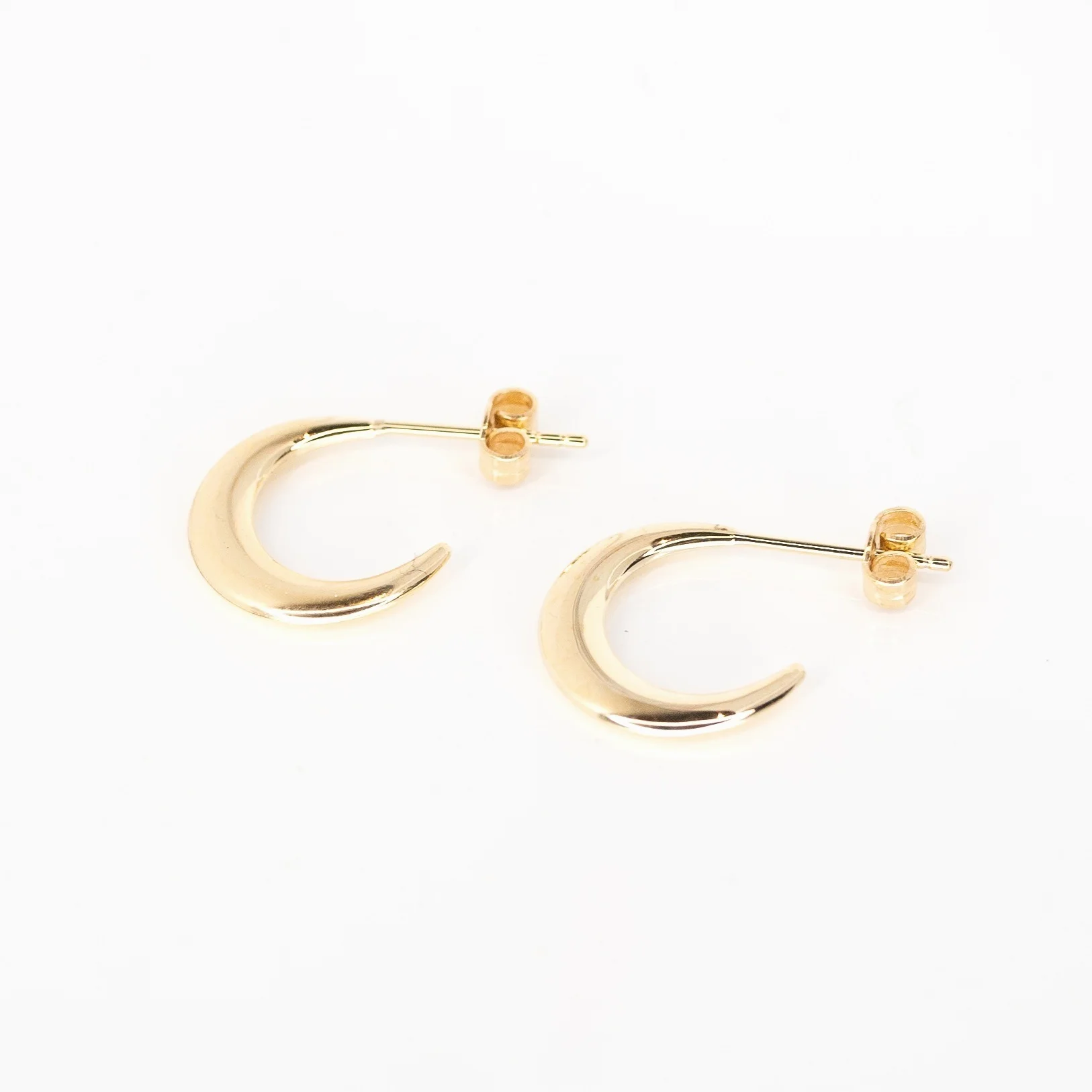 9ct Gold Circ Loop Earrings