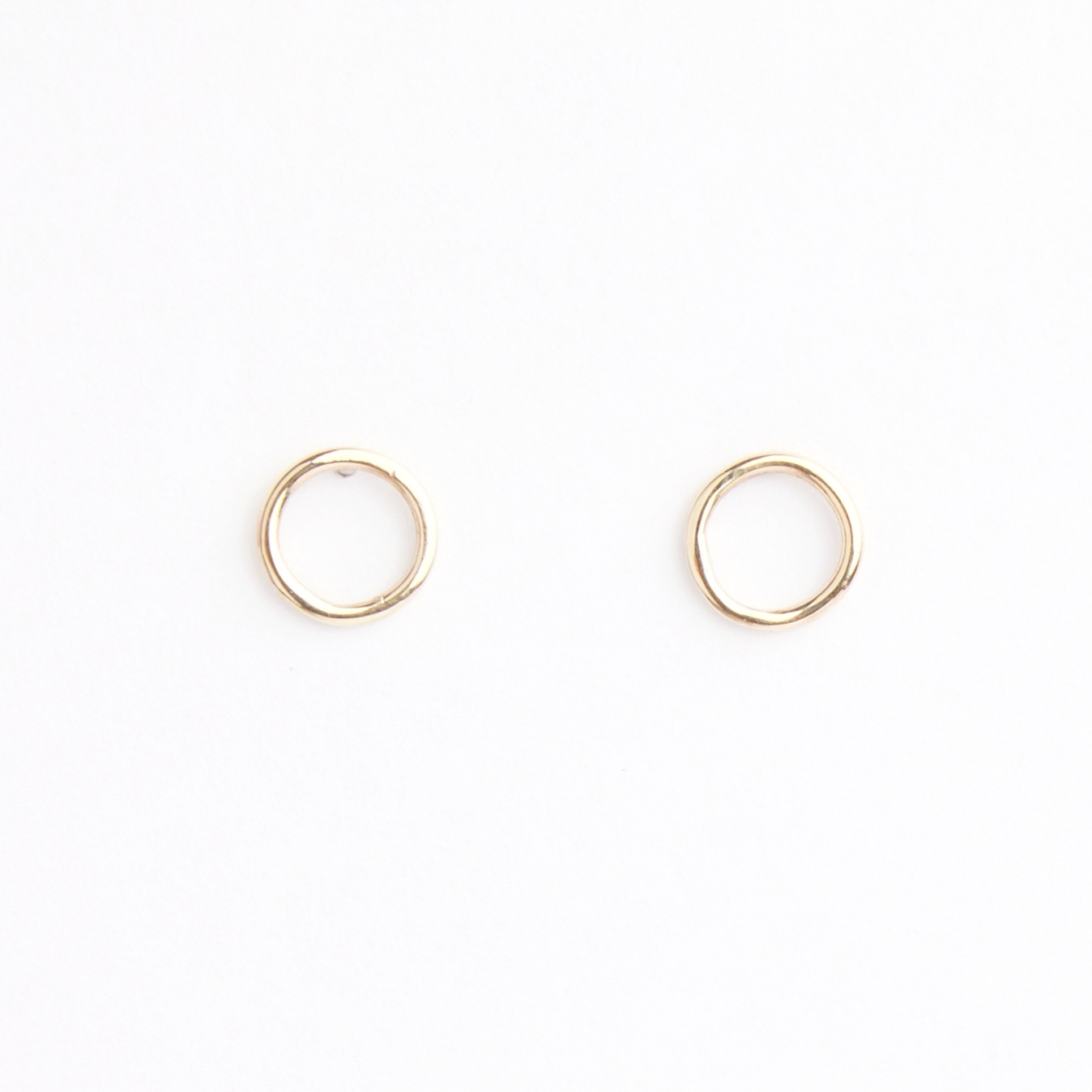 9ct Gold Small Open Circ Earrings