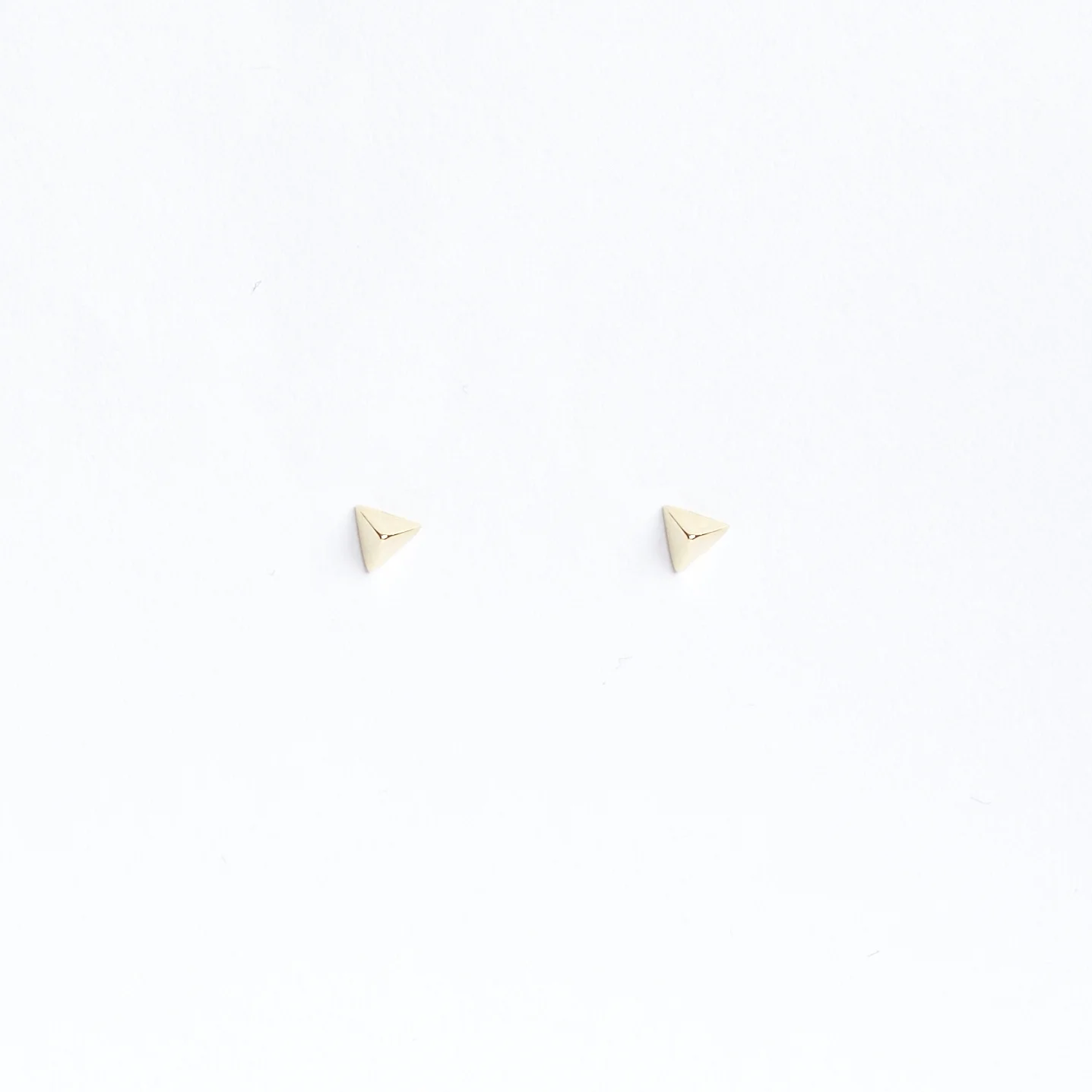 9ct Gold Pyramid Earrings