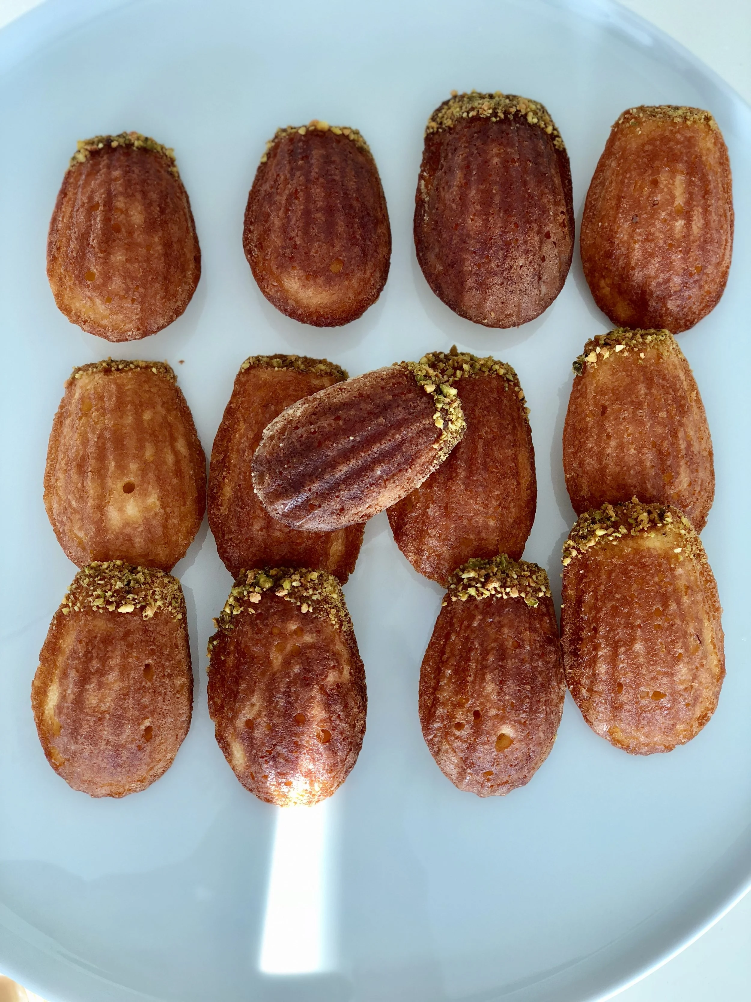 New Year's Eve Saffron, Orange, and Honey Madeleines — The Honey Roasted