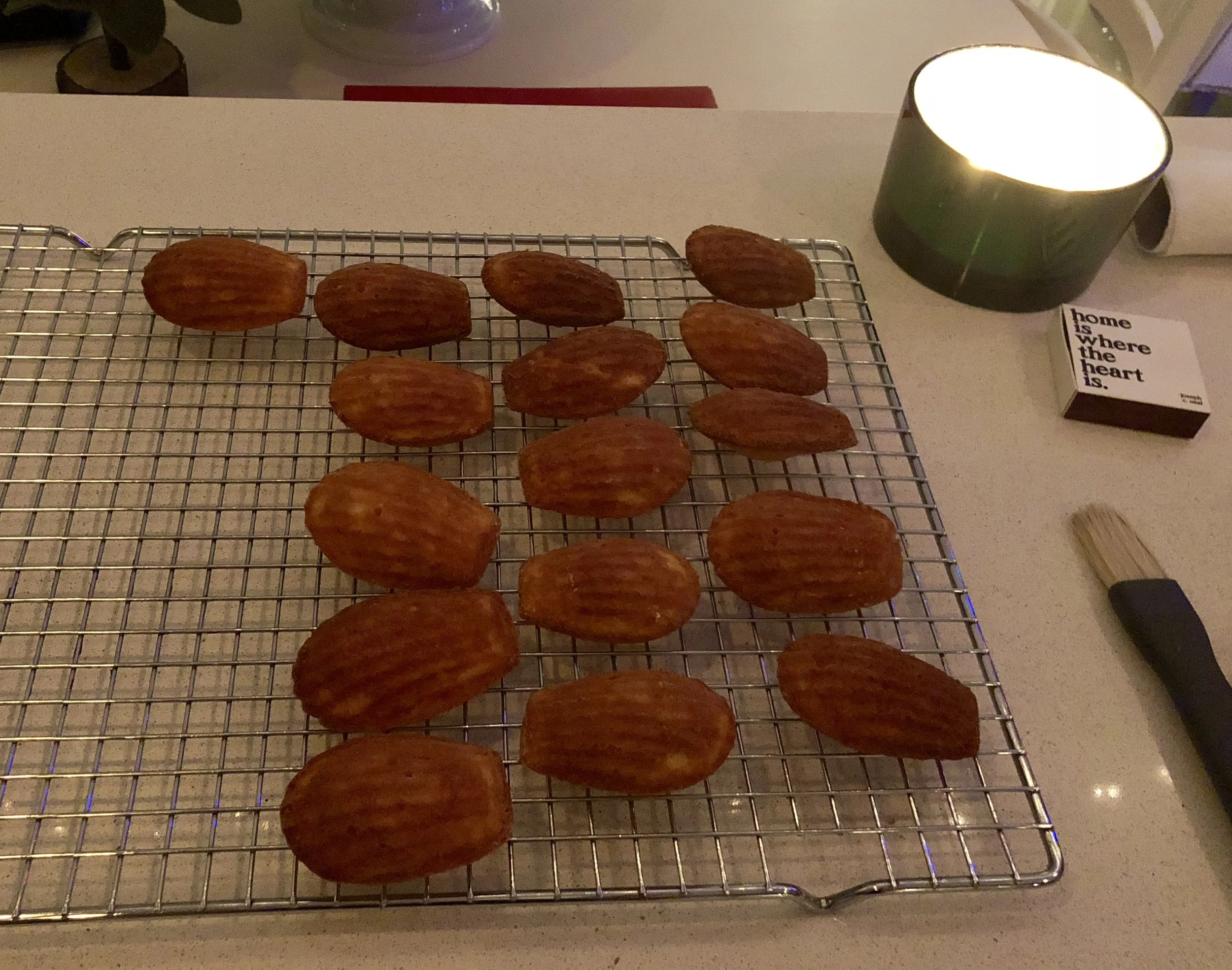 New Year's Eve Saffron, Orange, and Honey Madeleines — The Honey Roasted