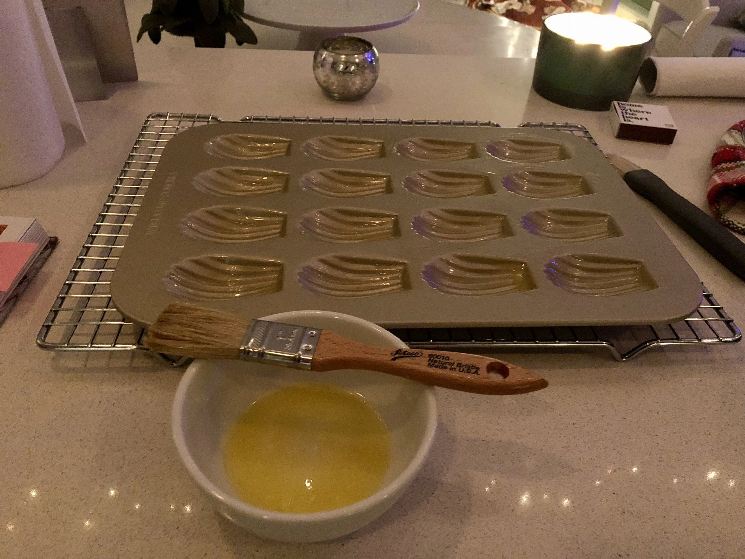 New Year's Eve Saffron, Orange, and Honey Madeleines — The Honey Roasted