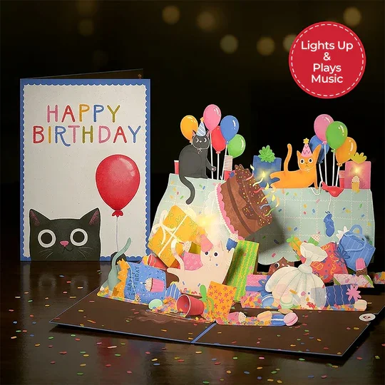 LP12674_Birthday_Cat-astrophe_Music_and_Lights_Pop-Up_Card_Lifestyle.webp