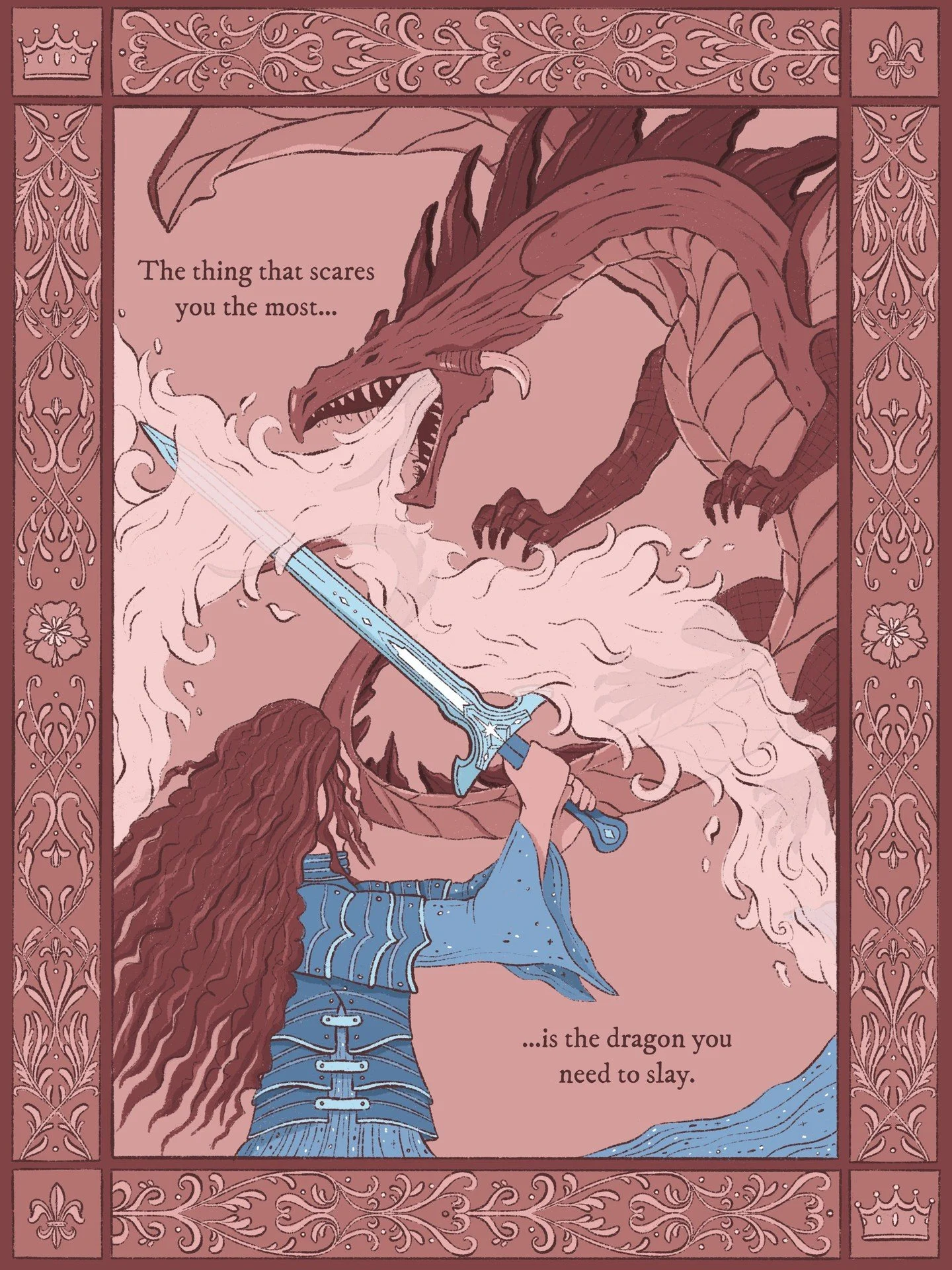 The hunt is on.
The scary thing might be the exact thing worth going after. 🐉

Art by @thekaitthomas ✂️
#papercutcollective #onthehunt #noaiart #womenwhodraw #illustratorsofinstagram