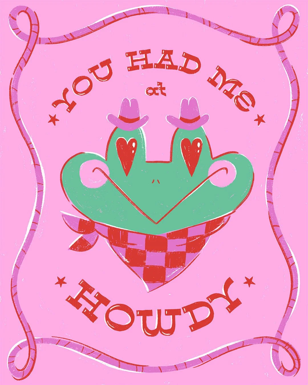 You had me at howdy. 🤠💚

Art by @gracechungdraws

#PapercutCollective #EverydayLove #NoAIArt #WomenWhoDraw #IllustratorsOfInstagram