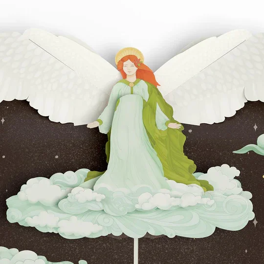 LP5756_JoytotheWorldChristmasAngelPop-UpCard_Detail.webp