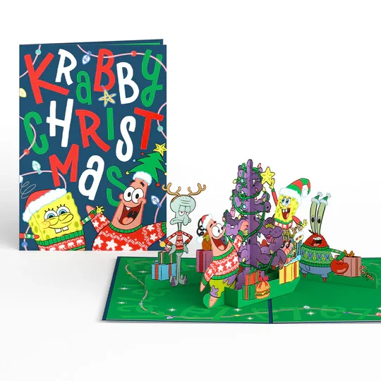 LP8408_SpongeBobSquarePantsKrabbyChristmasPop-UpCard_CoverOverview.webp