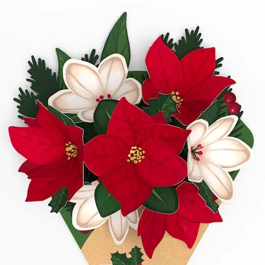 PA5900_Poinsettia_PineLittleBlooms5NotecardswithEnvelopes_LP5415_Detail.webp