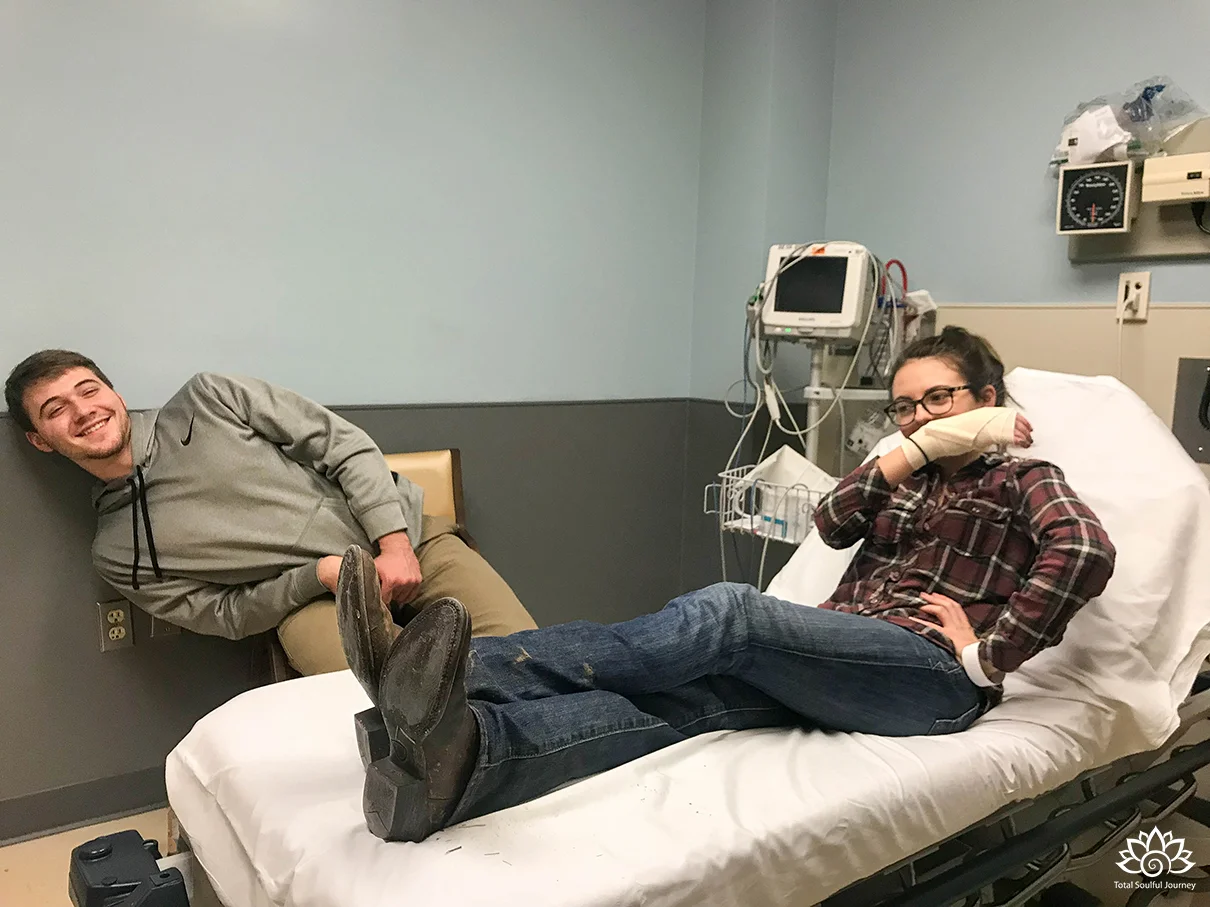 Life has its bumps and bruises and it's never easy when our kids end up in the hospital. Photo by Libby McAvoy