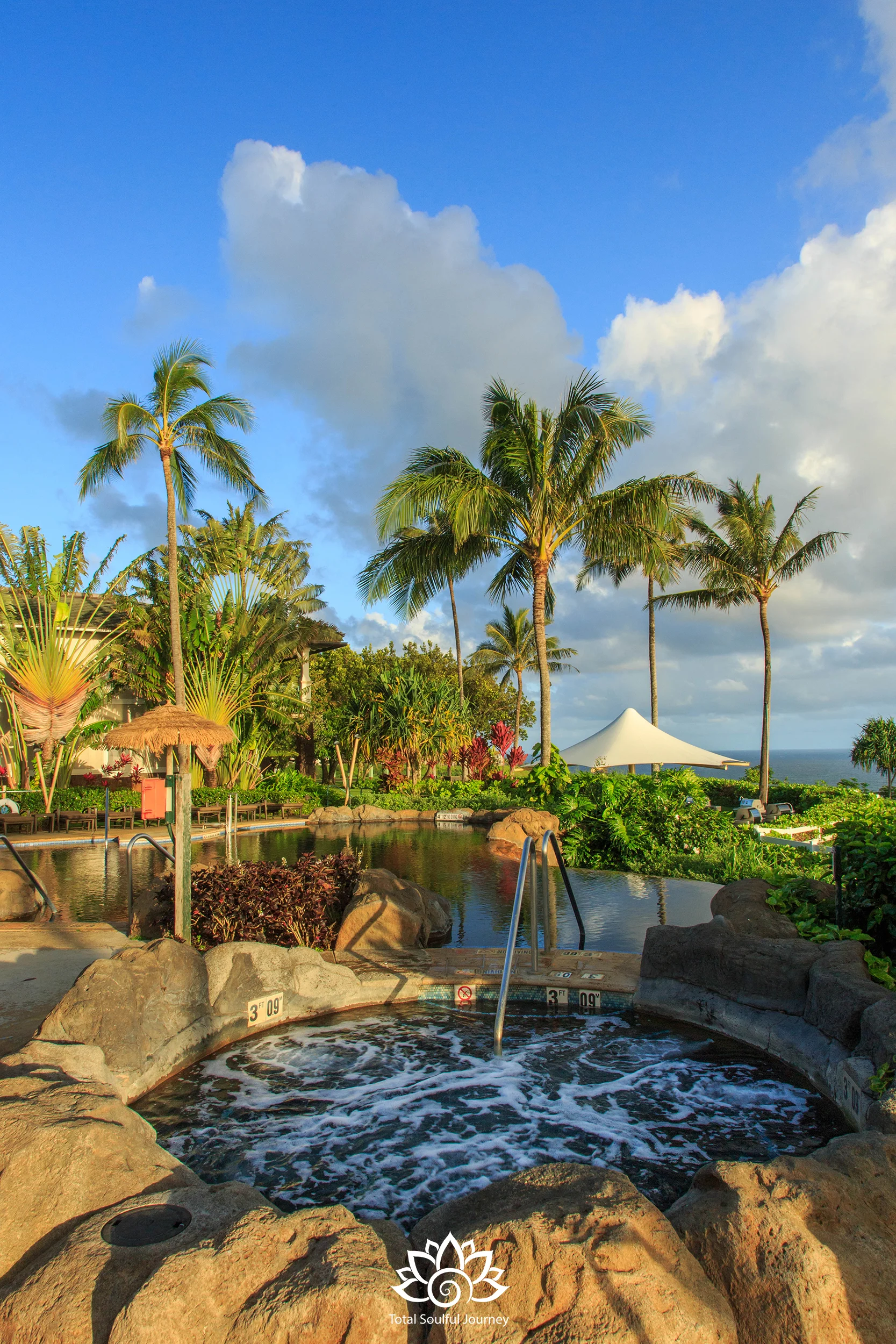 The Westin Princeville has three swimming pools and a kids pool. Photography by Paul Garrett