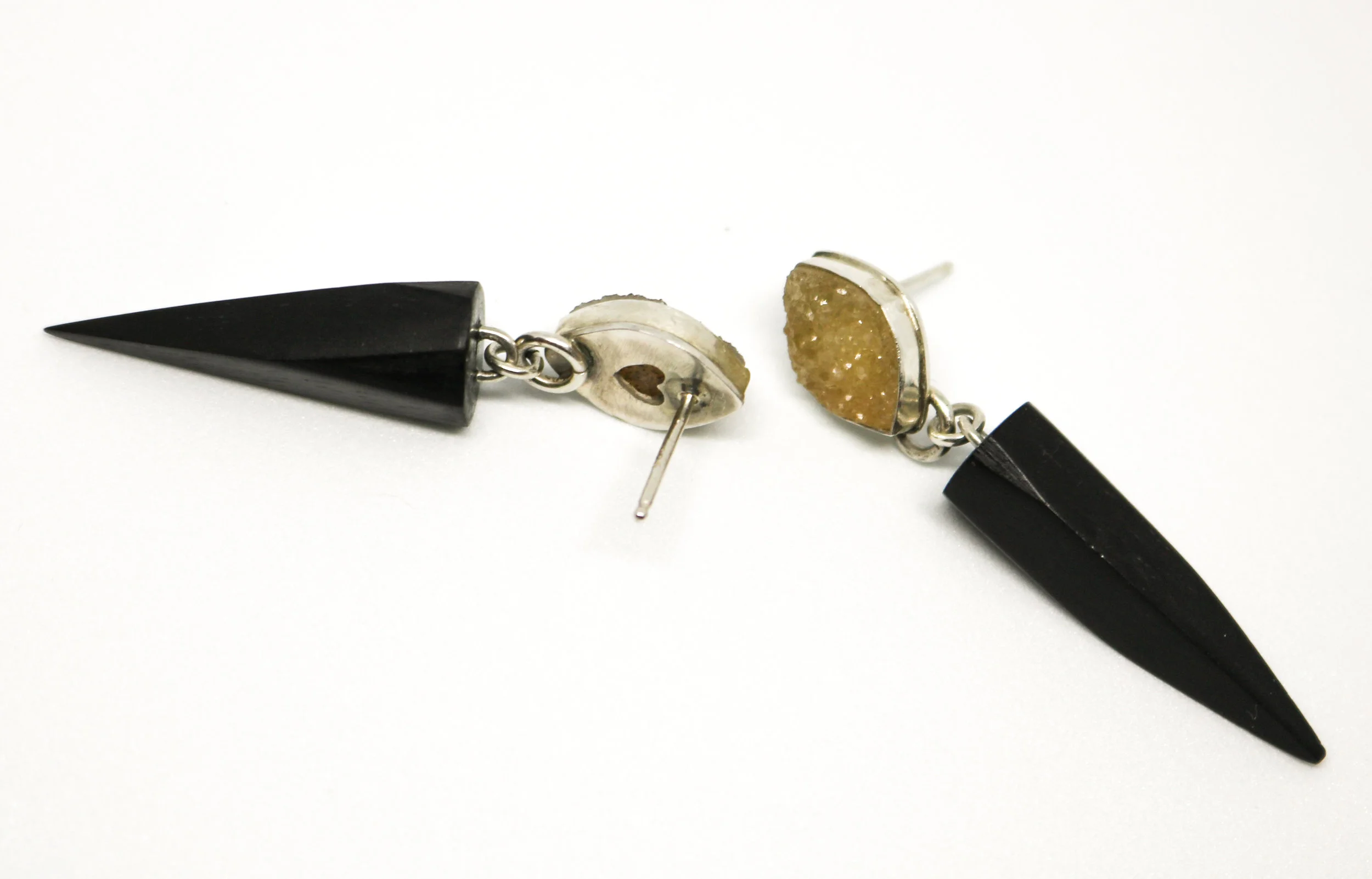 druzy and african blackwood thorn earrings edit (1 of 1).jpg