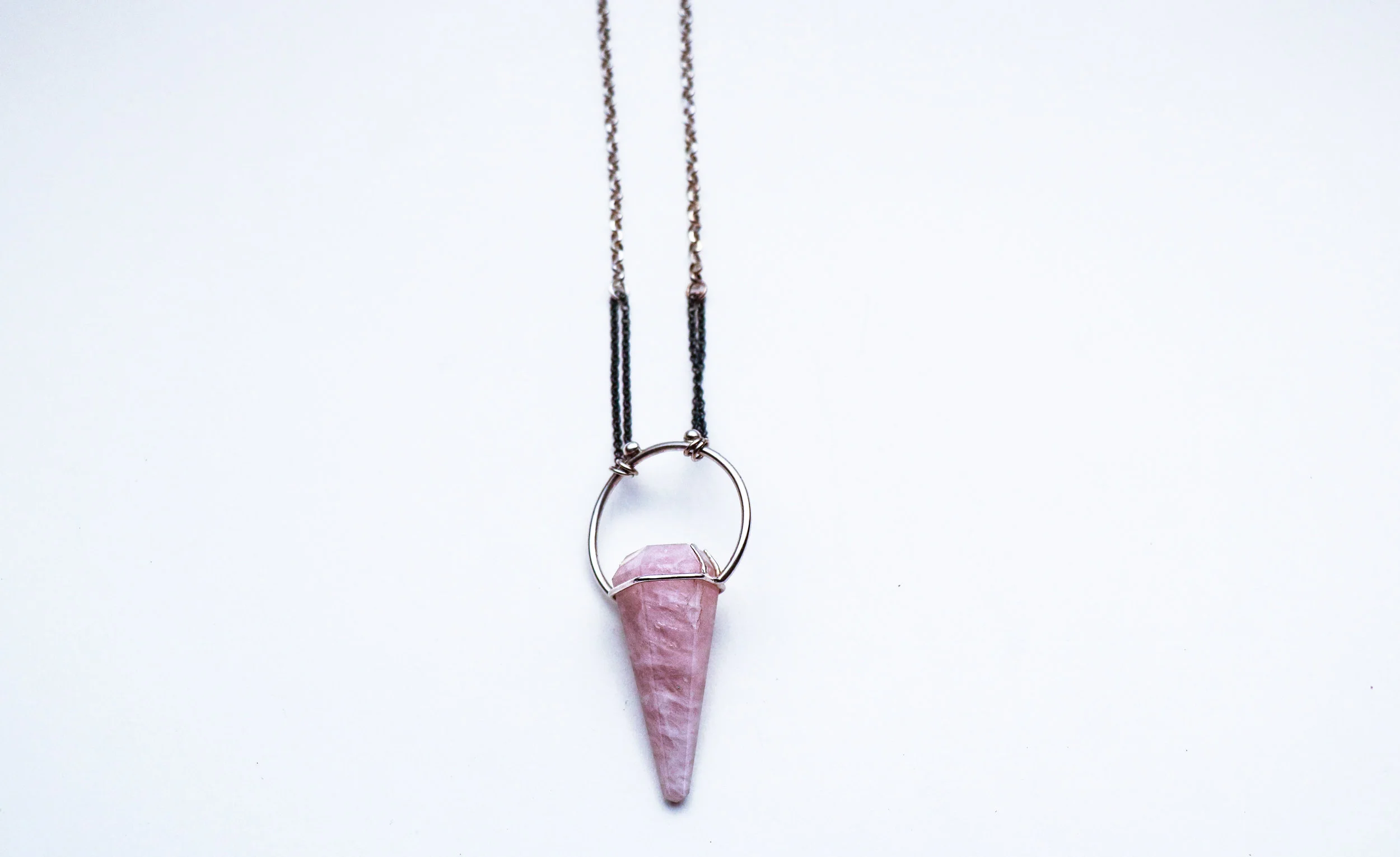 pendulum necklace two tone chain (1 of 1).jpg