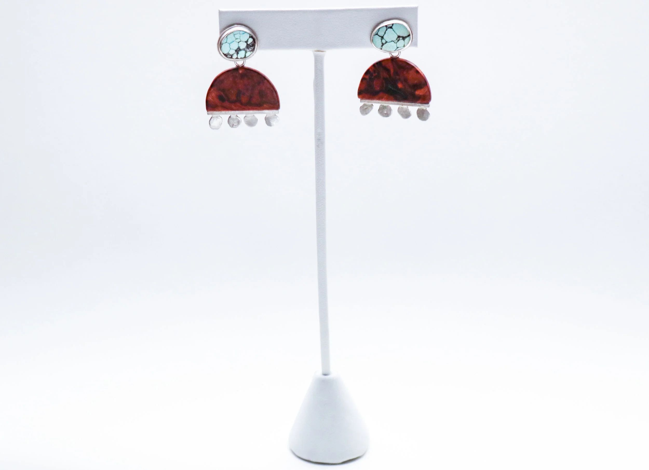 highbush studs ironwood and yungaishi turquoise (1 of 1).jpg