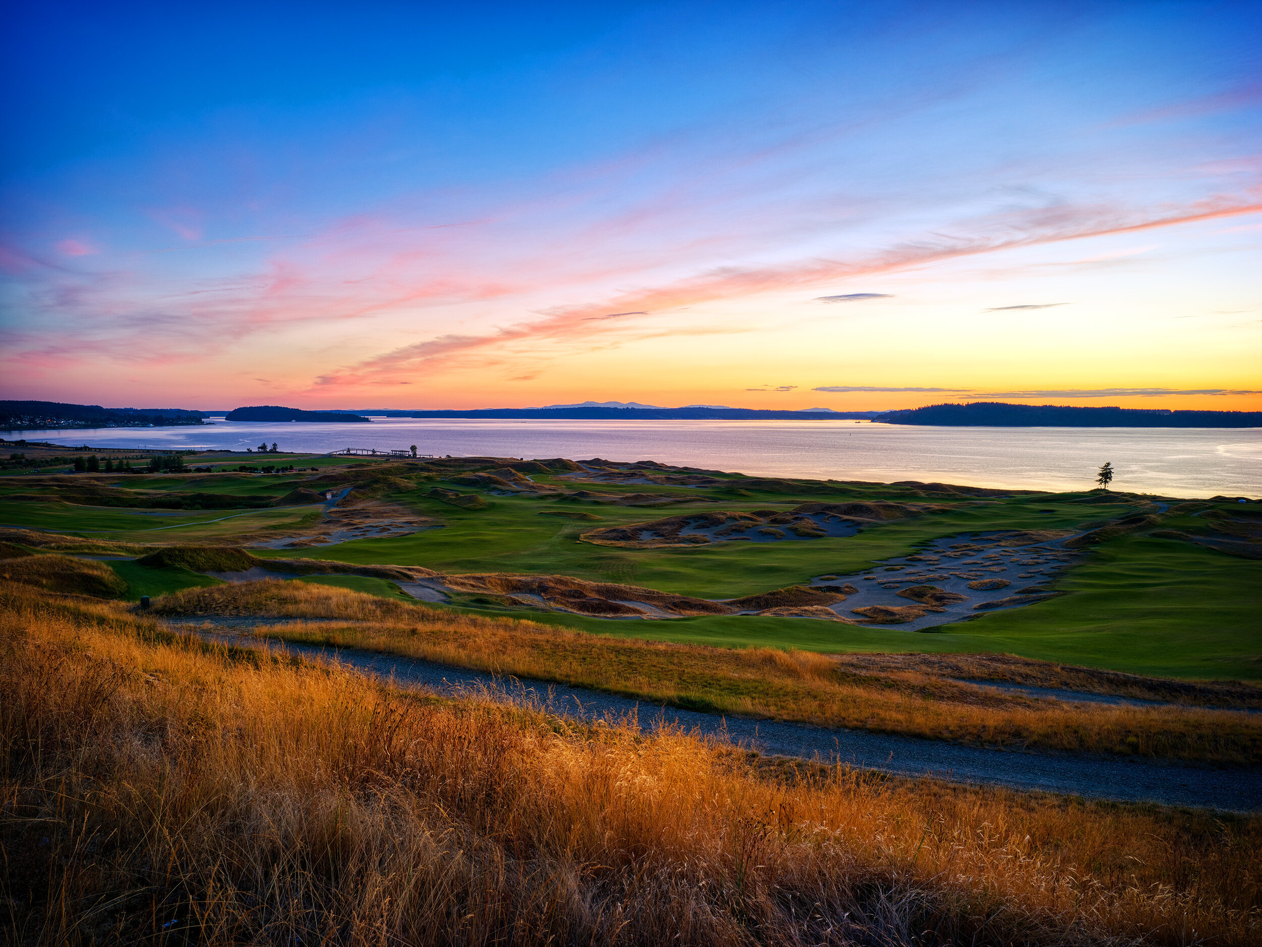 Chambers Bay sunset - 8/27/20 - Hasselblad X1D II 50C