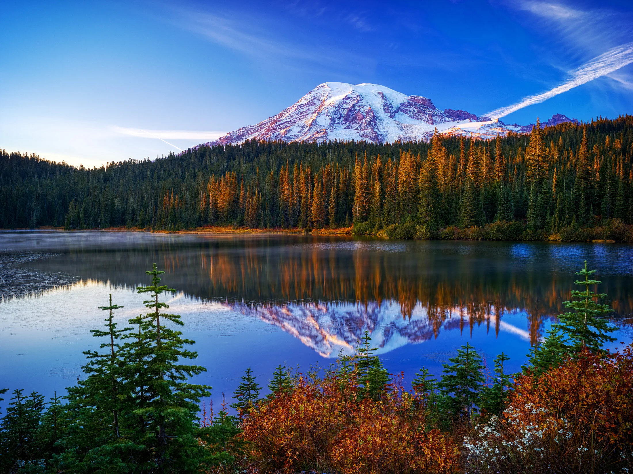 Reflection Lakes sunset - 10/7/21 - Hasselblad X1D II 50C