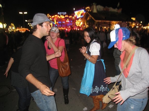 Dancing at Oktoberfest