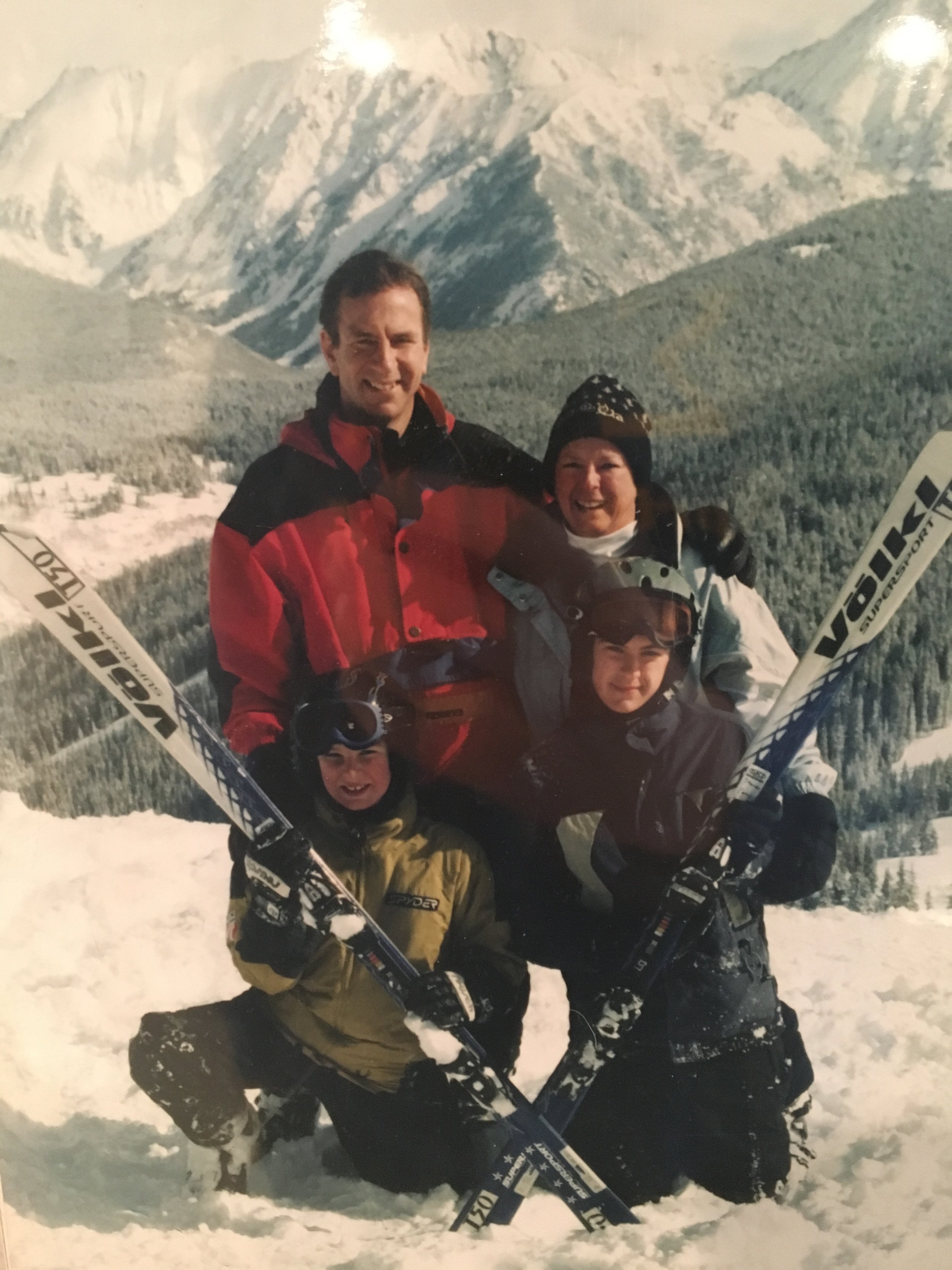 Family ski trip