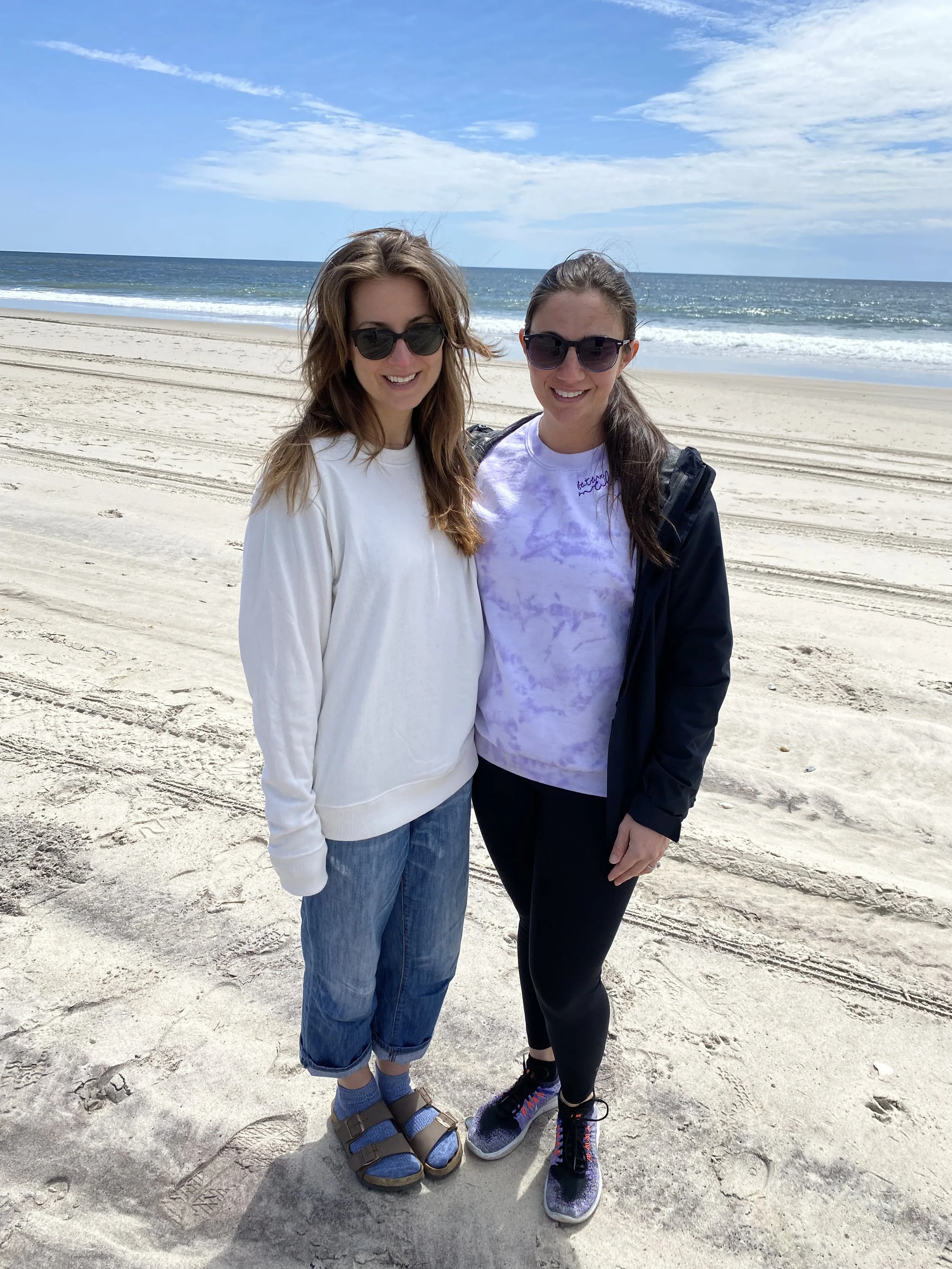 Kelly and Tina in Fire Island
