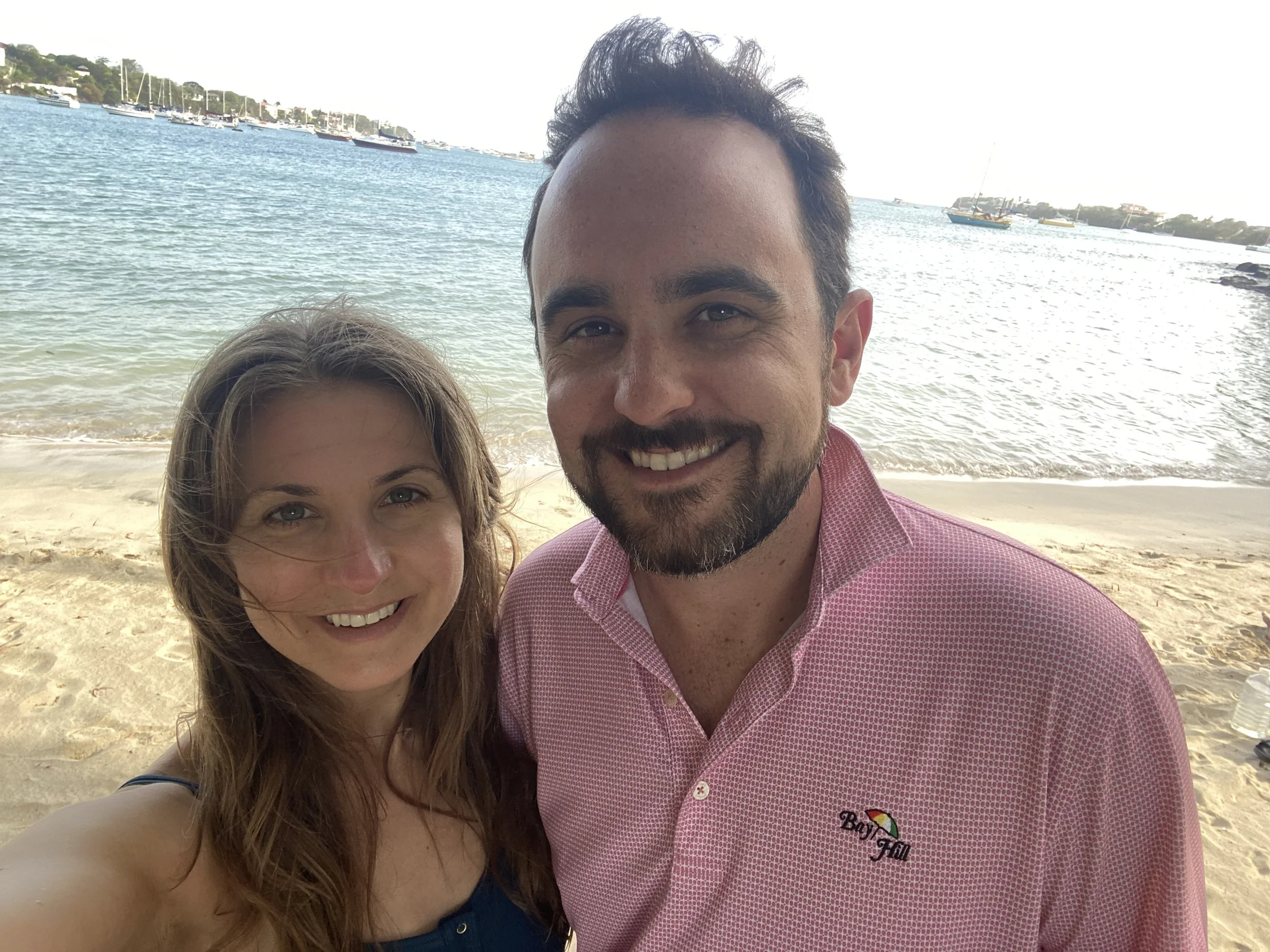 Kelly and I escaped to Grenada when she was able to get on a plane. It was a fantastic escape.