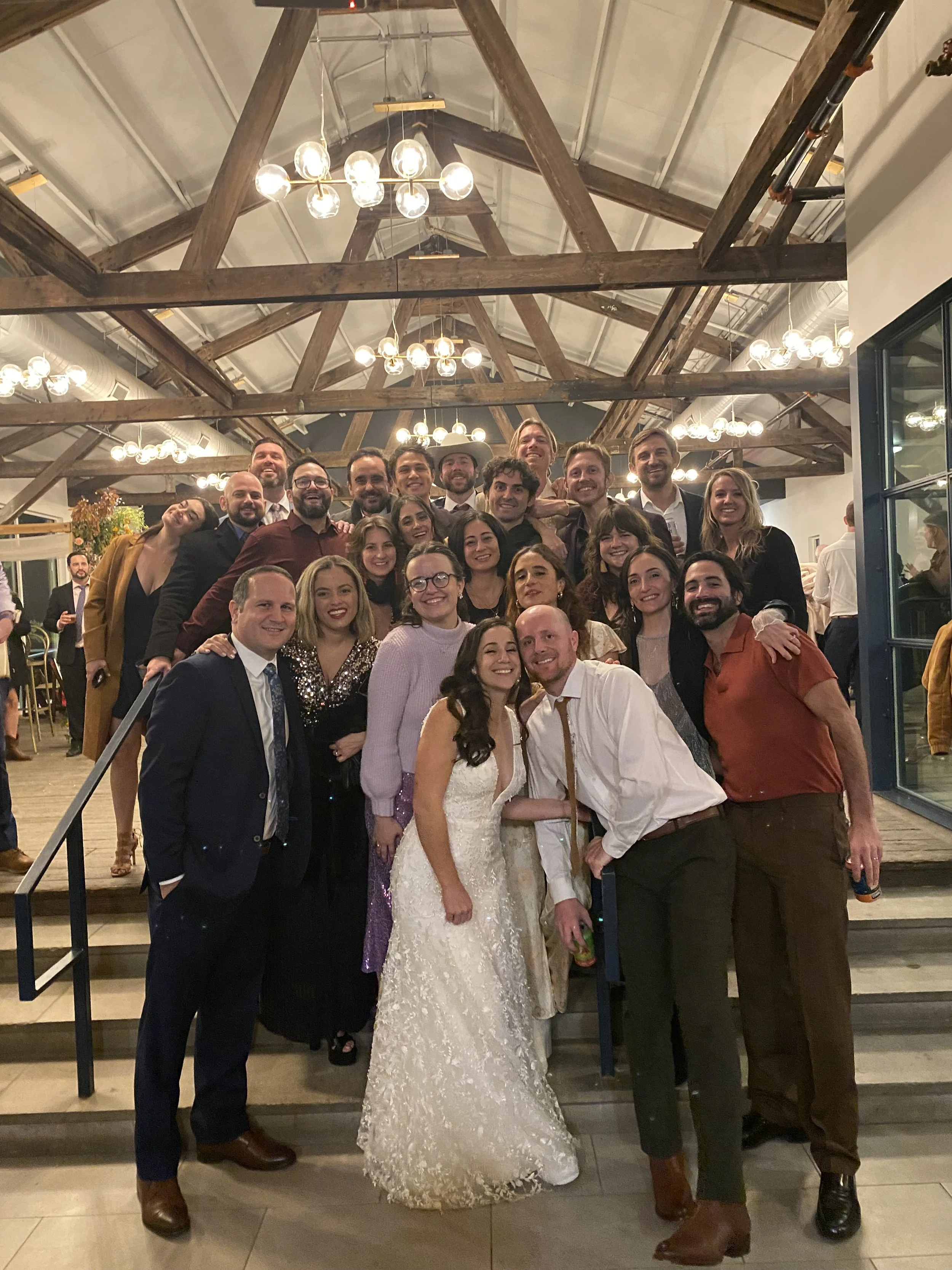 We celebrated Joe and Sarah's wedding in Austin Texas over Thanksgiving. It was a blast!