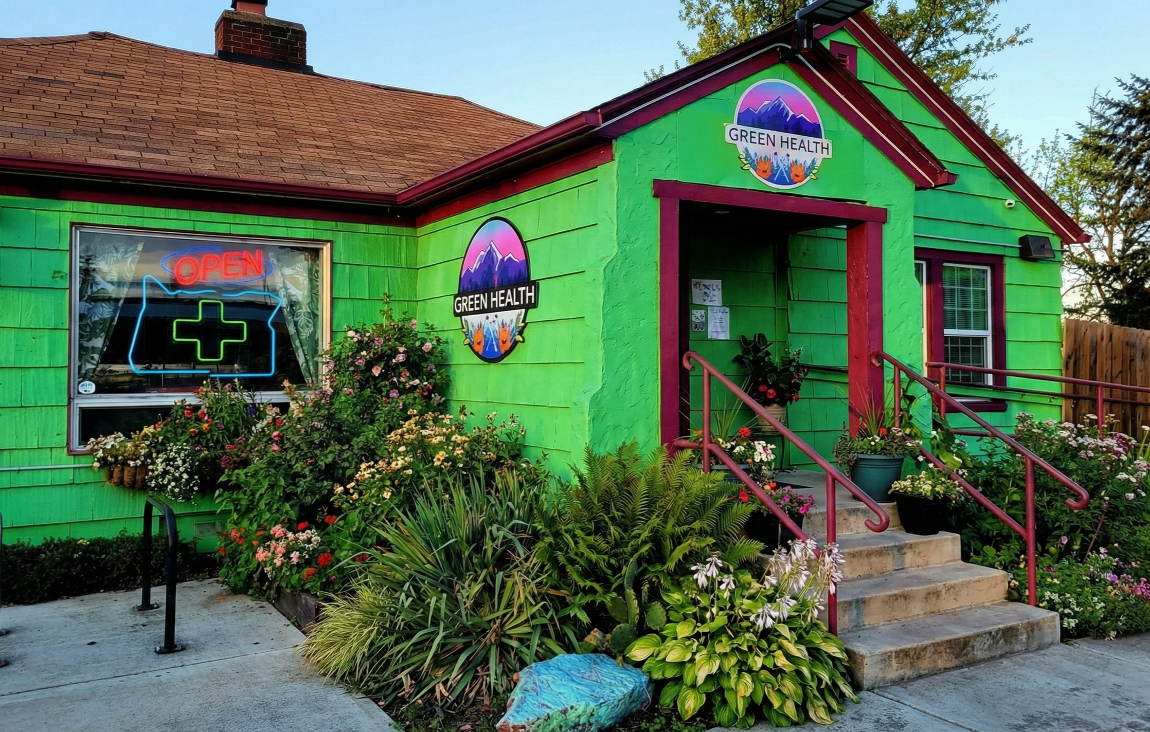 Green Health Eugene cannabis dispensary on Highway 99 since 2014