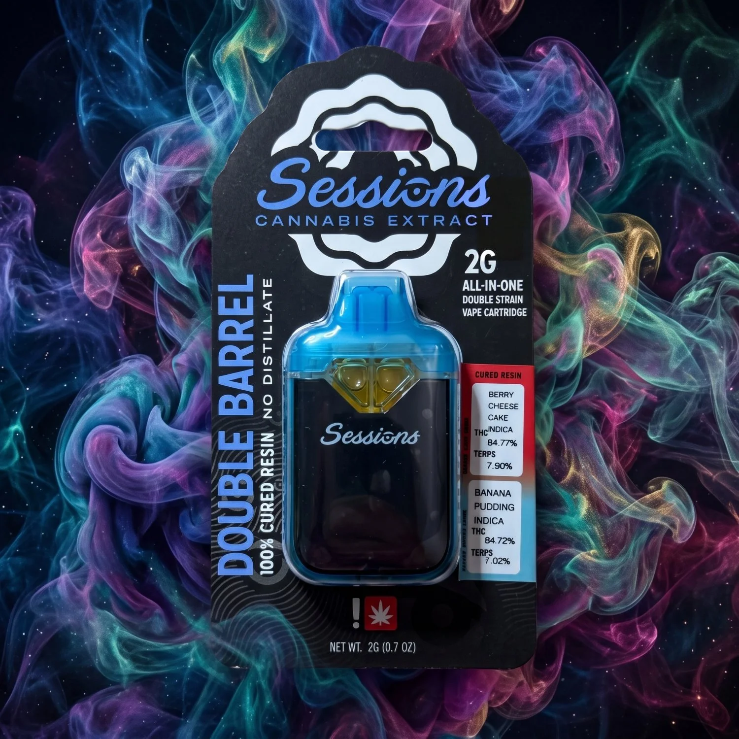 Sessions Double Barrel: Two Strains, One All-in-One