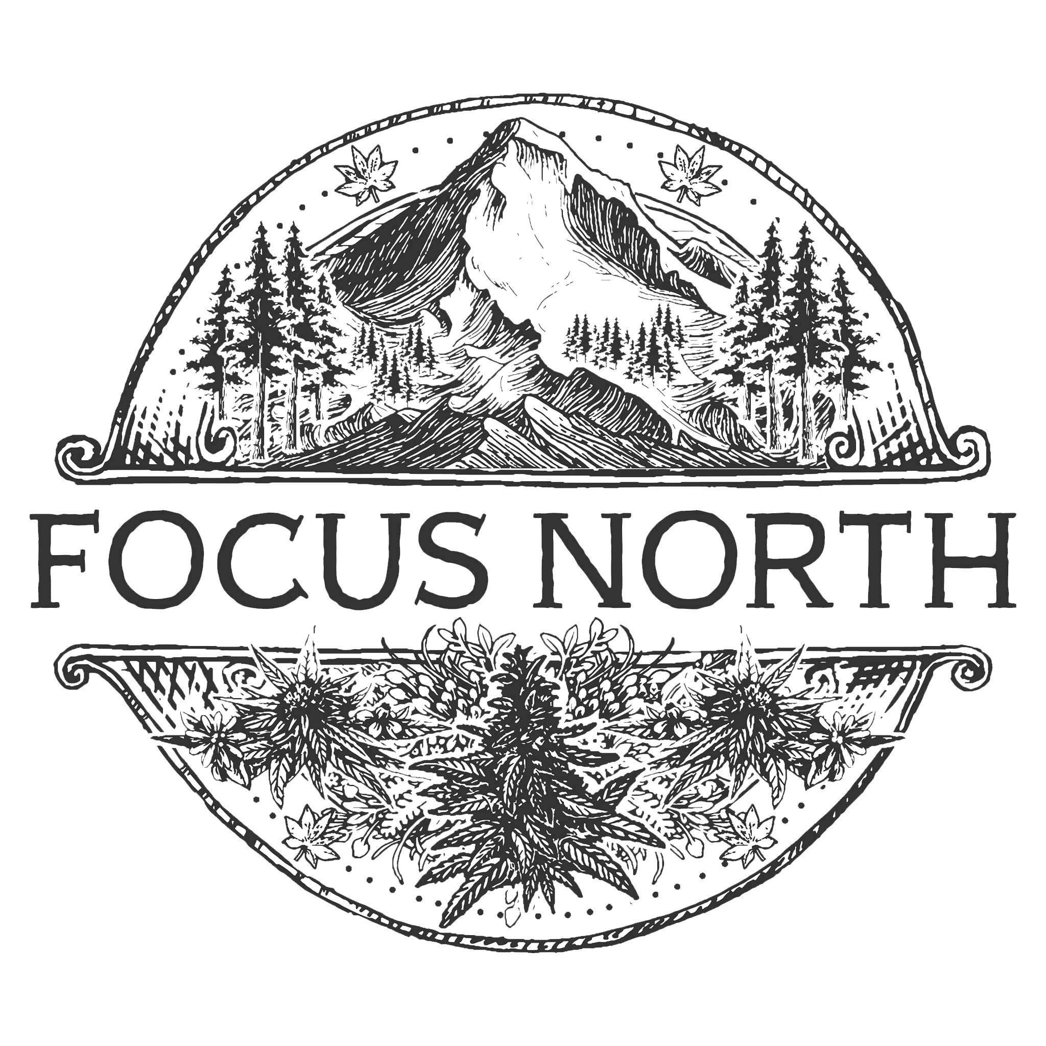 Focus North Gardens logo — Oregon indoor cannabis cultivator