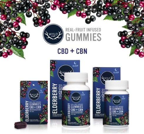 Wyld CBD CBN gummies at Green Health Eugene dispensary